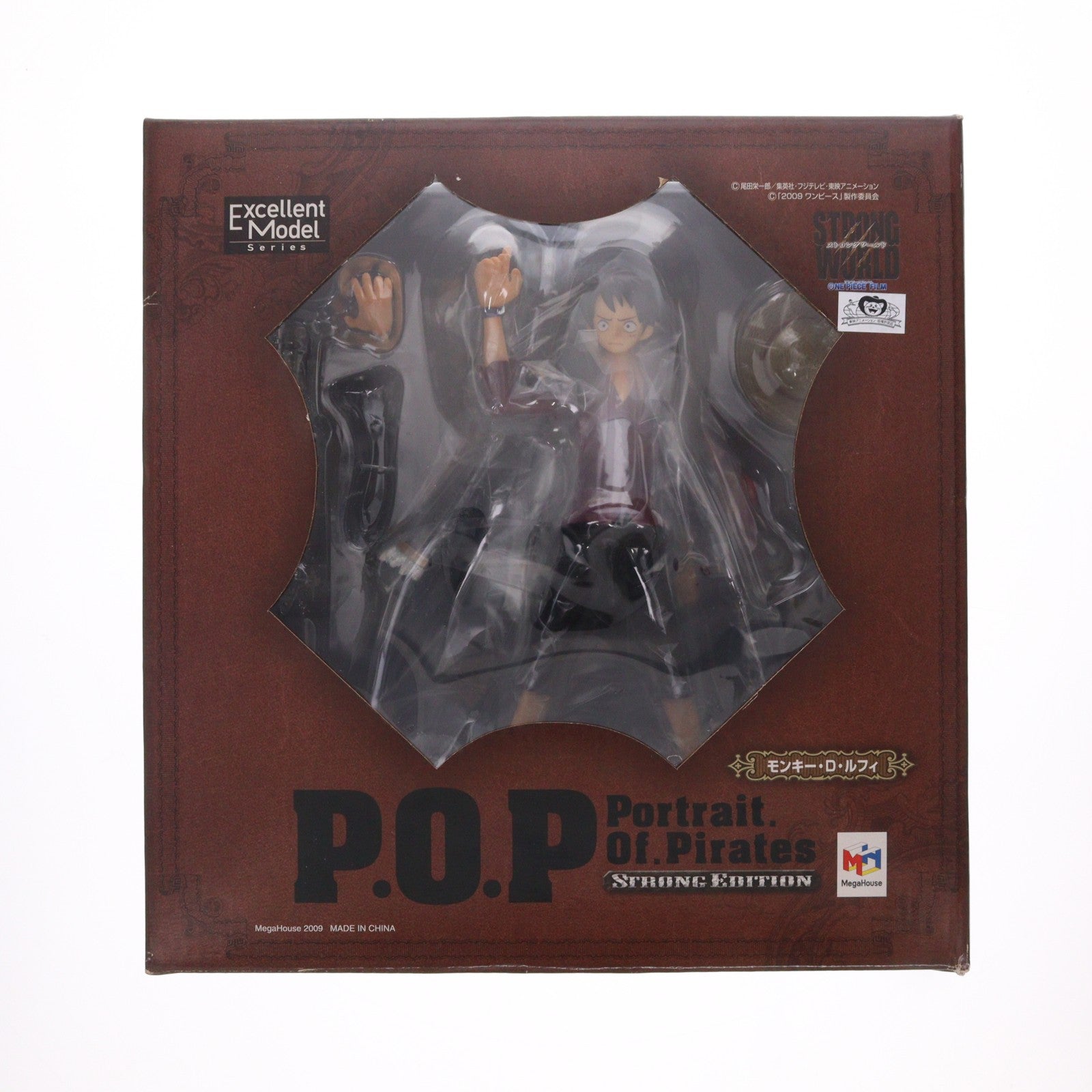 【中古即納】[FIG] Portrait.Of.Pirates P.O.P STRONG EDITION モンキー・D・ルフィ ONE PIECE FILM STRONG WORLD(ワンピース フィルム ストロングワールド) 1/8 完成品 フィギュア メガハウス(20100626)