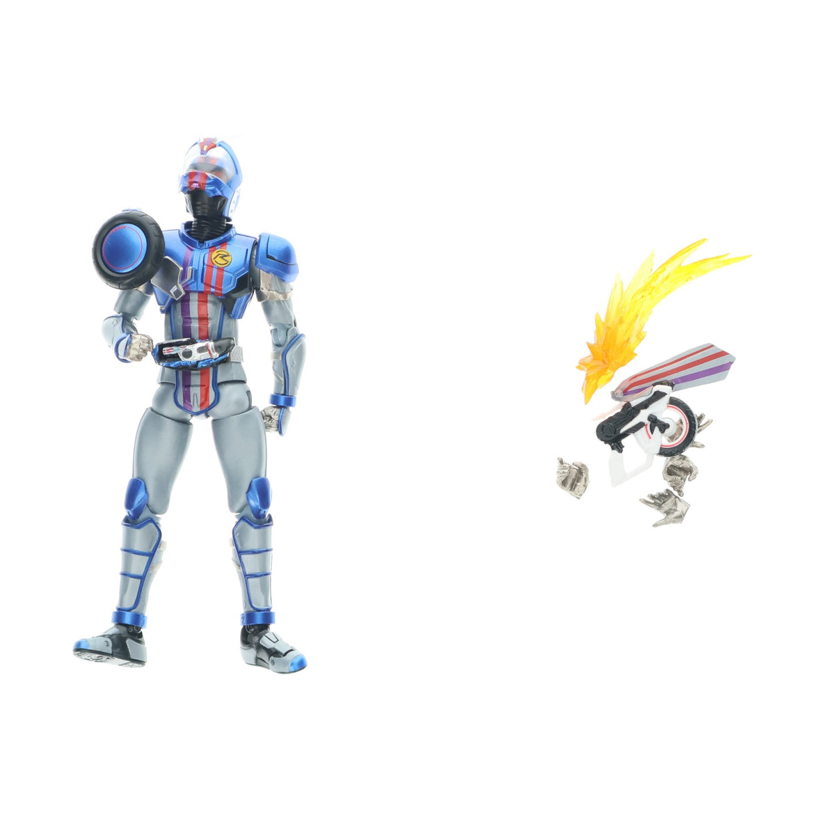 【中古即納】[FIG] 魂ウェブ商店限定 S.H.Figuarts(フィギュアーツ) 仮面ライダーマッハチェイサー 仮面ライダードライブ ドライブサーガ 仮面ライダーマッハ&仮面ライダーハート 完成品 可動フィギュア バンダイ(20170531)