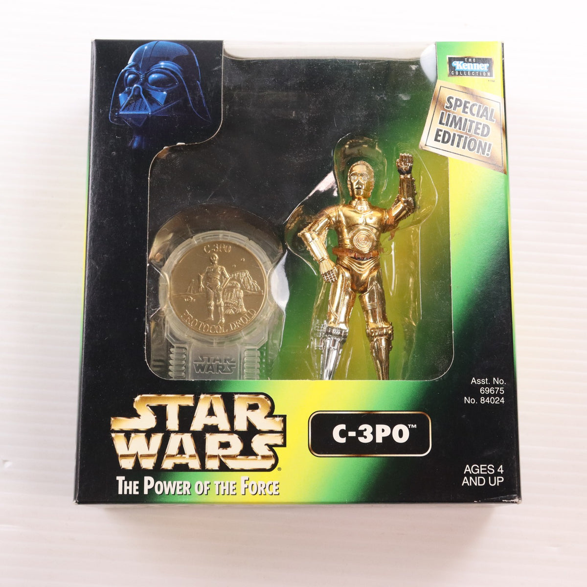 【中古即納】[FIG] C-3PO STAR WARS(スター・ウォーズ) パワー・オブ・ザ・フォース SPECIAL LIMITED EDITION NEW MILLENNIUM MINTED COIN COLLECTION 完成品 可動フィギュア Kenner(ケナー)(19991231)