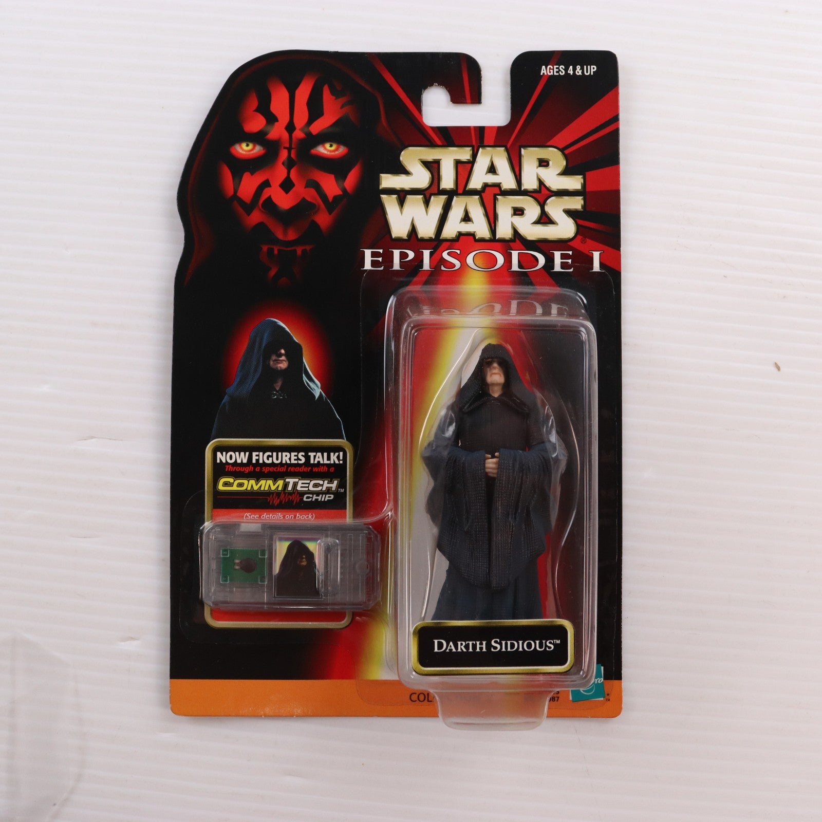 【中古即納】[FIG] コムテック ベーシックフィギュア ダース・シディアス STAR WARS(スター・ウォーズ) エピソード1/ファントム・メナス 完成品 可動フィギュア トミー/ハズブロ(19991231)