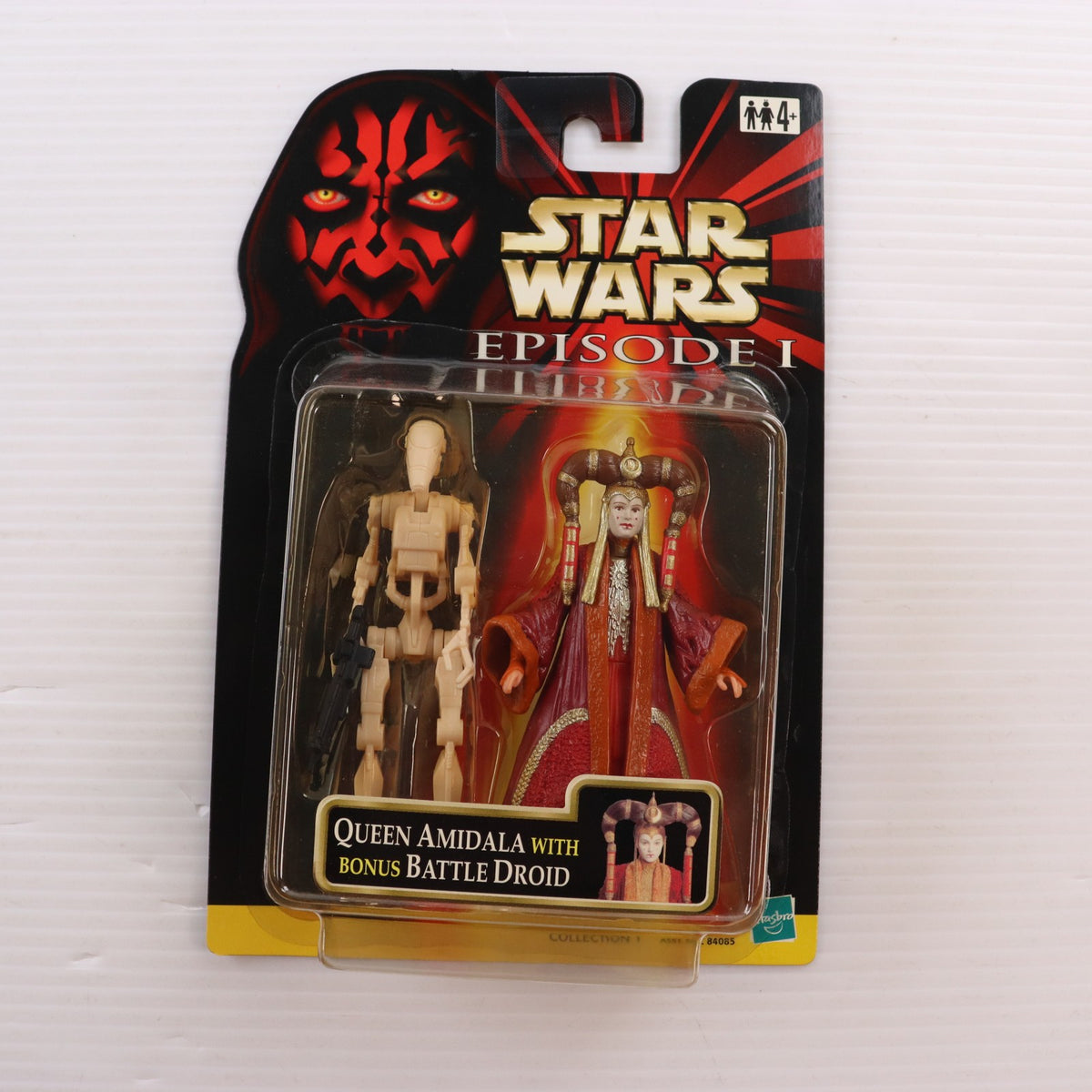 【中古即納】[FIG] スター・ウォーズ エピソード1 ベーシックフィギュア クイーン・アミダラ with バトル・ドロイド B STAR WARS エピソード1/ファントム・メナス 完成品 可動フィギュア トミー(19991231)