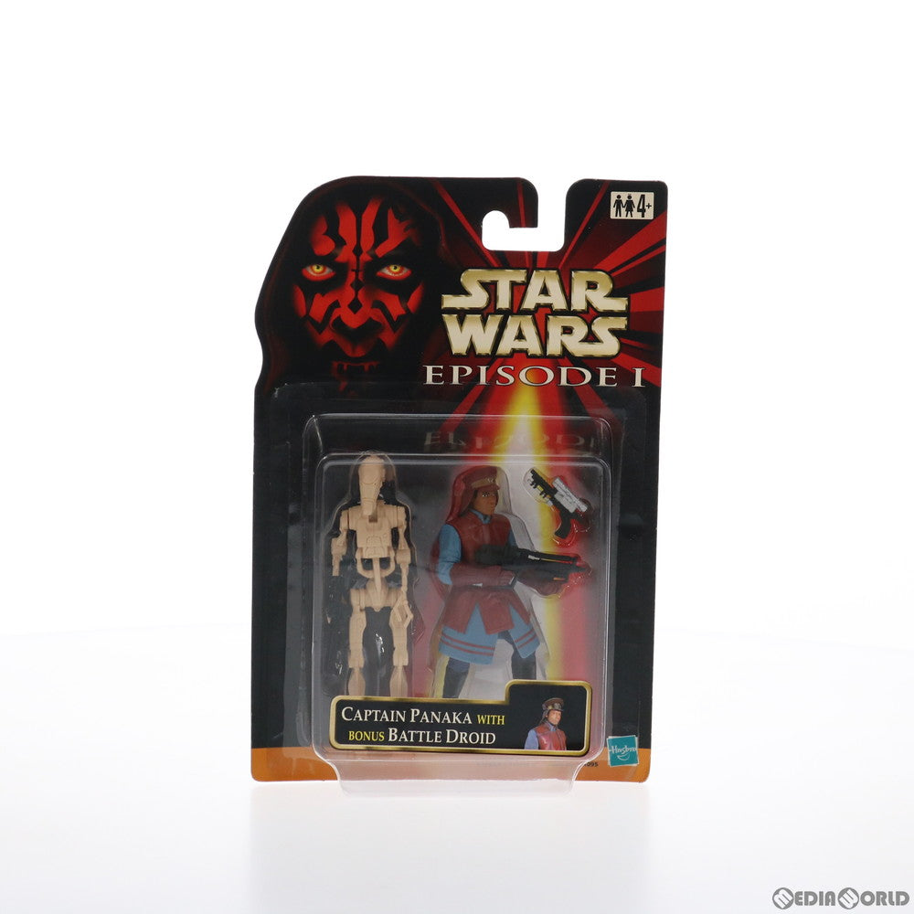 【中古即納】[FIG] スター・ウォーズ ベーシックフィギュア キャプテン・パナカ With バトル・ドロイド A STAR WARS エピソード1/ファントム・メナス 完成品 可動フィギュア(84095) ハズブロ/トミー(19991231)