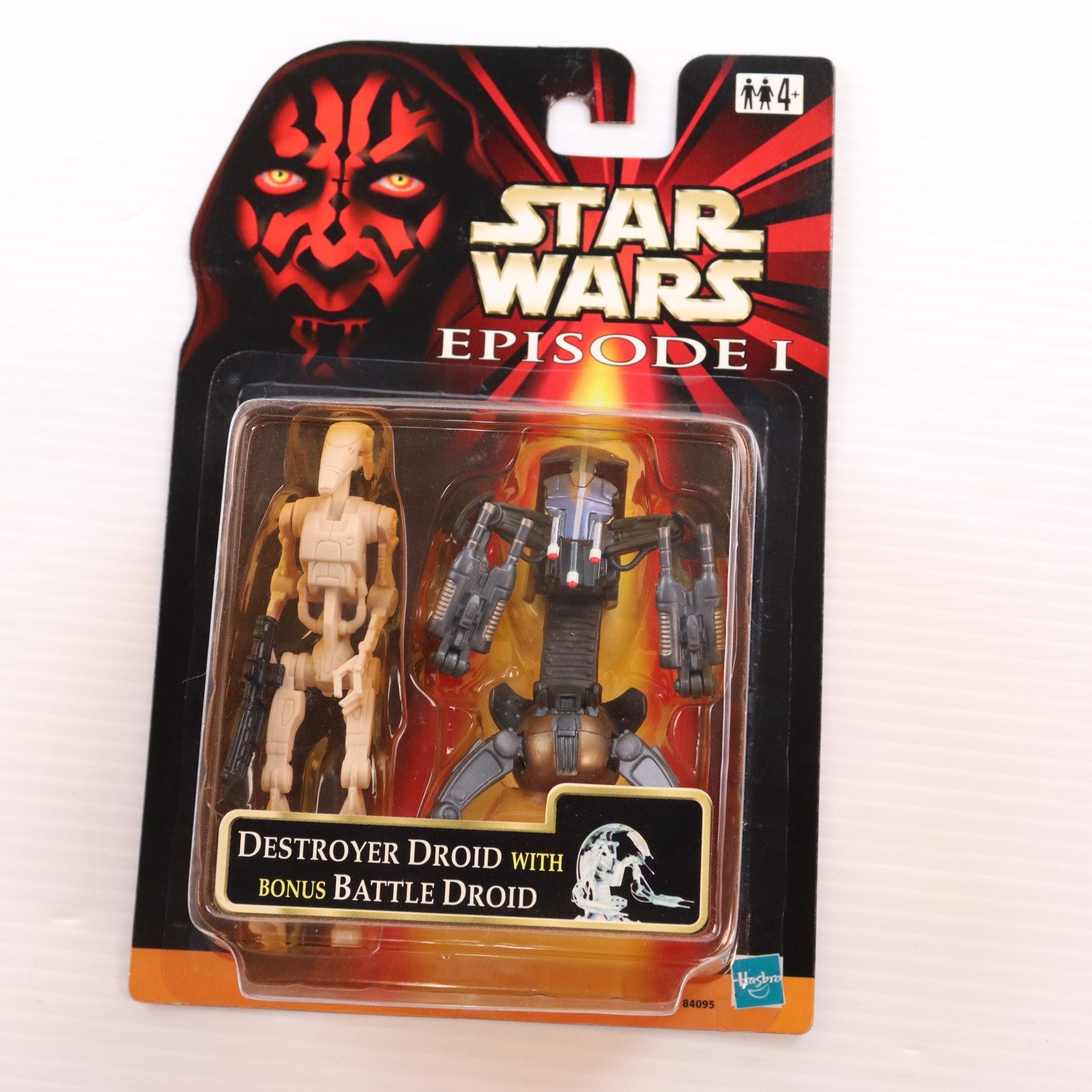 【中古即納】[FIG] スター・ウォーズ ベーシックフィギュア デストロイヤー・ドロイド With バトル・ドロイド A STAR WARS エピソード1/ファントム・メナス 完成品 可動フィギュア ハズブロ/トミー(19991231)