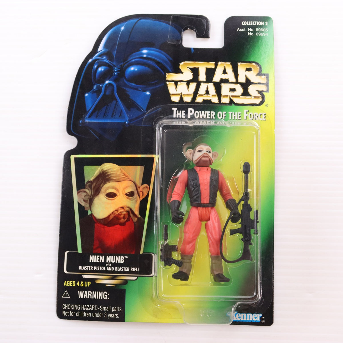 【中古即納】[FIG] スター・ウォーズ パワー・オブ・ザ・フォース フリーズ・フレーム ベーシックフィギュア ニエン・ナン STAR WARS 完成品 可動フィギュア Kenner(ケナー)(19971231)