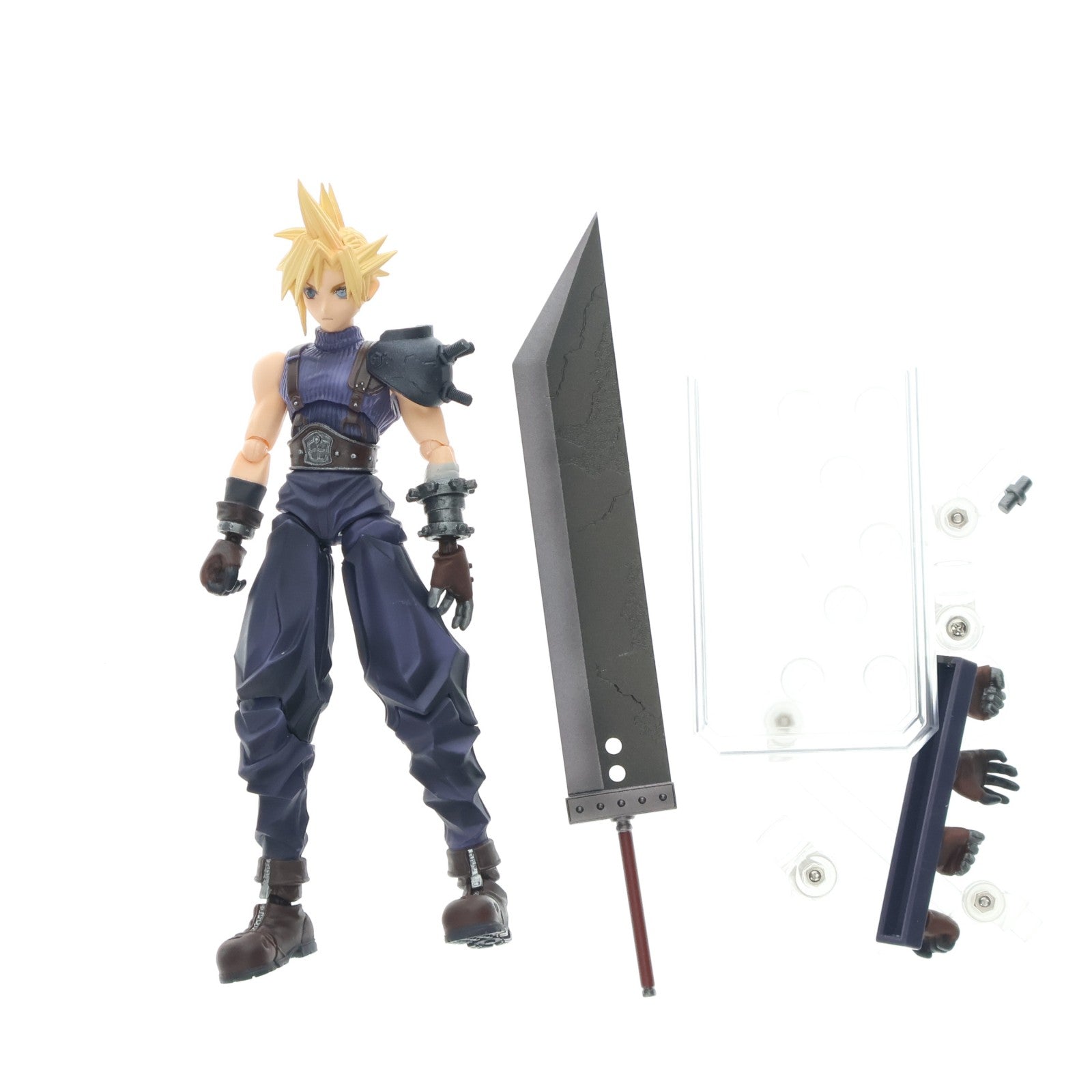【中古即納】[FIG] 証明書交換券付属 BRING ARTS(ブリングアーツ) クラウド・ストライフ FINAL FANTASY VII(ファイナルファンタジー7) 完成品 可動フィギュア スクウェア・エニックス(20231124)