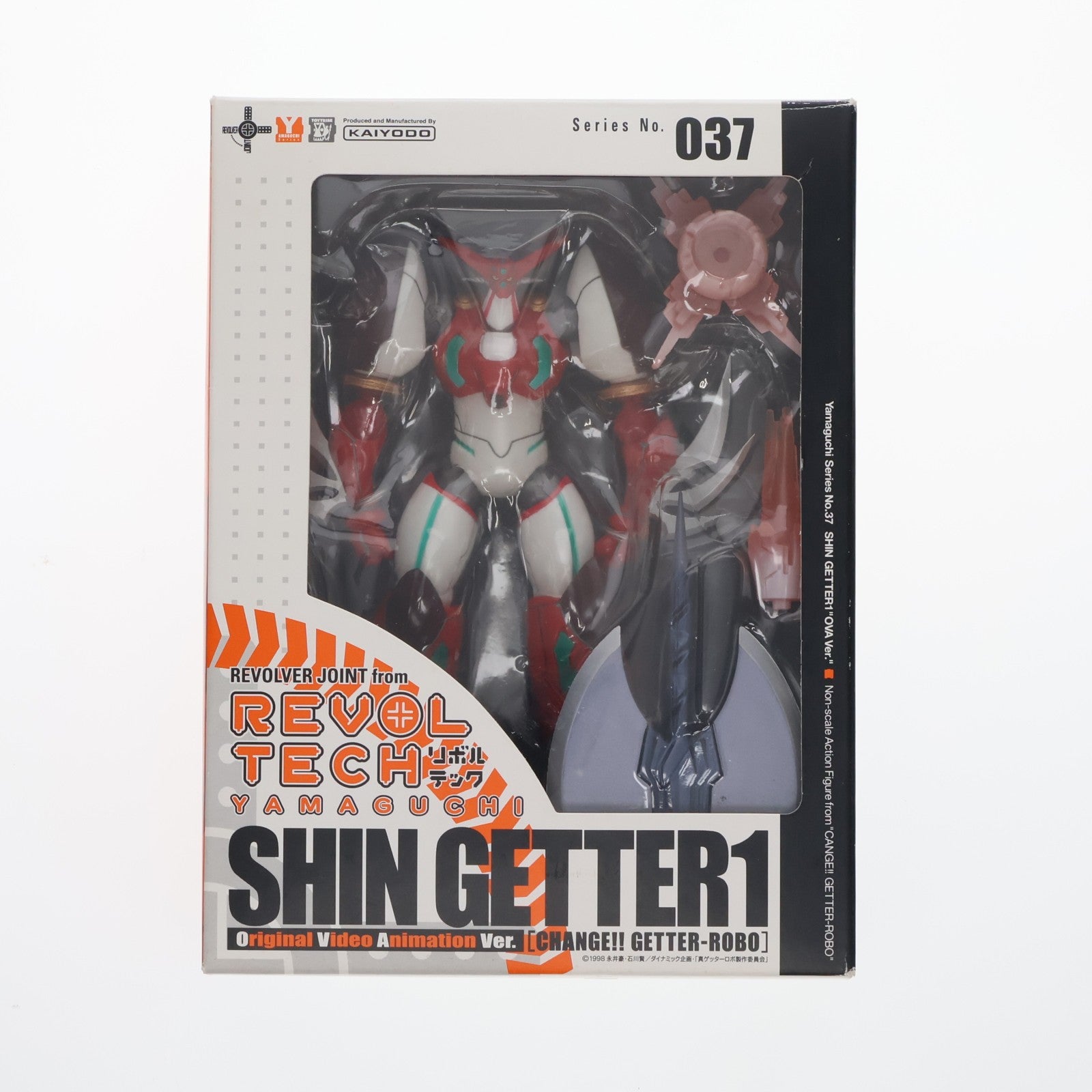 【中古即納】[FIG] リボルテックヤマグチ No.037 OVA版 真ゲッター1 真ゲッターロボ(チェンジ!!ゲッターロボ) 世界最後の日 完成品 可動フィギュア 海洋堂(20071015)