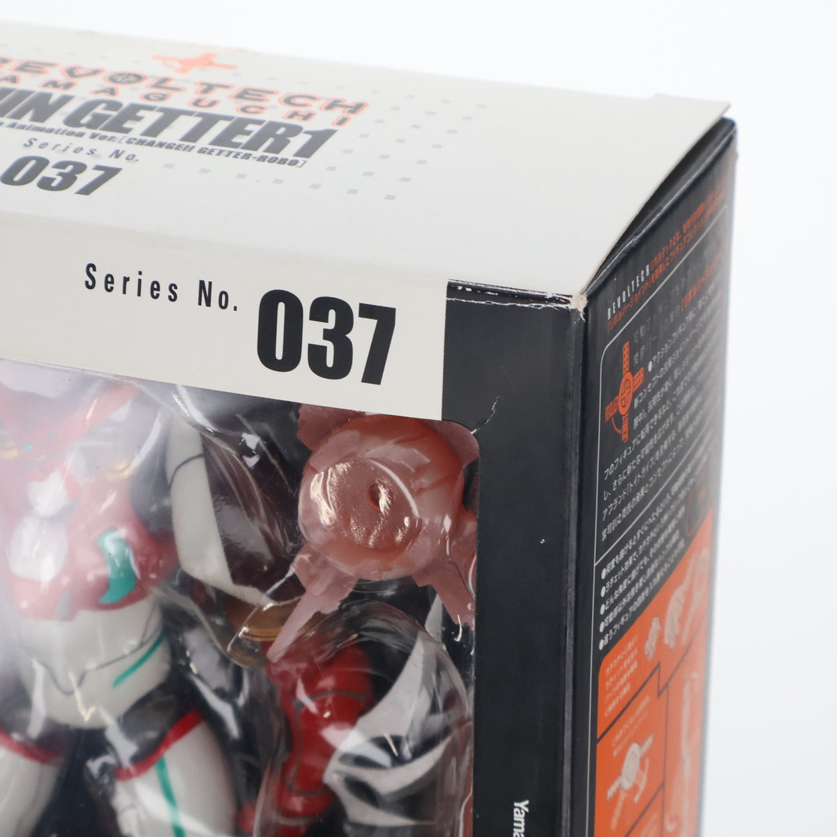 【中古即納】[FIG] リボルテックヤマグチ No.037 OVA版 真ゲッター1 真ゲッターロボ(チェンジ!!ゲッターロボ) 世界最後の日 完成品 可動フィギュア 海洋堂(20071015)