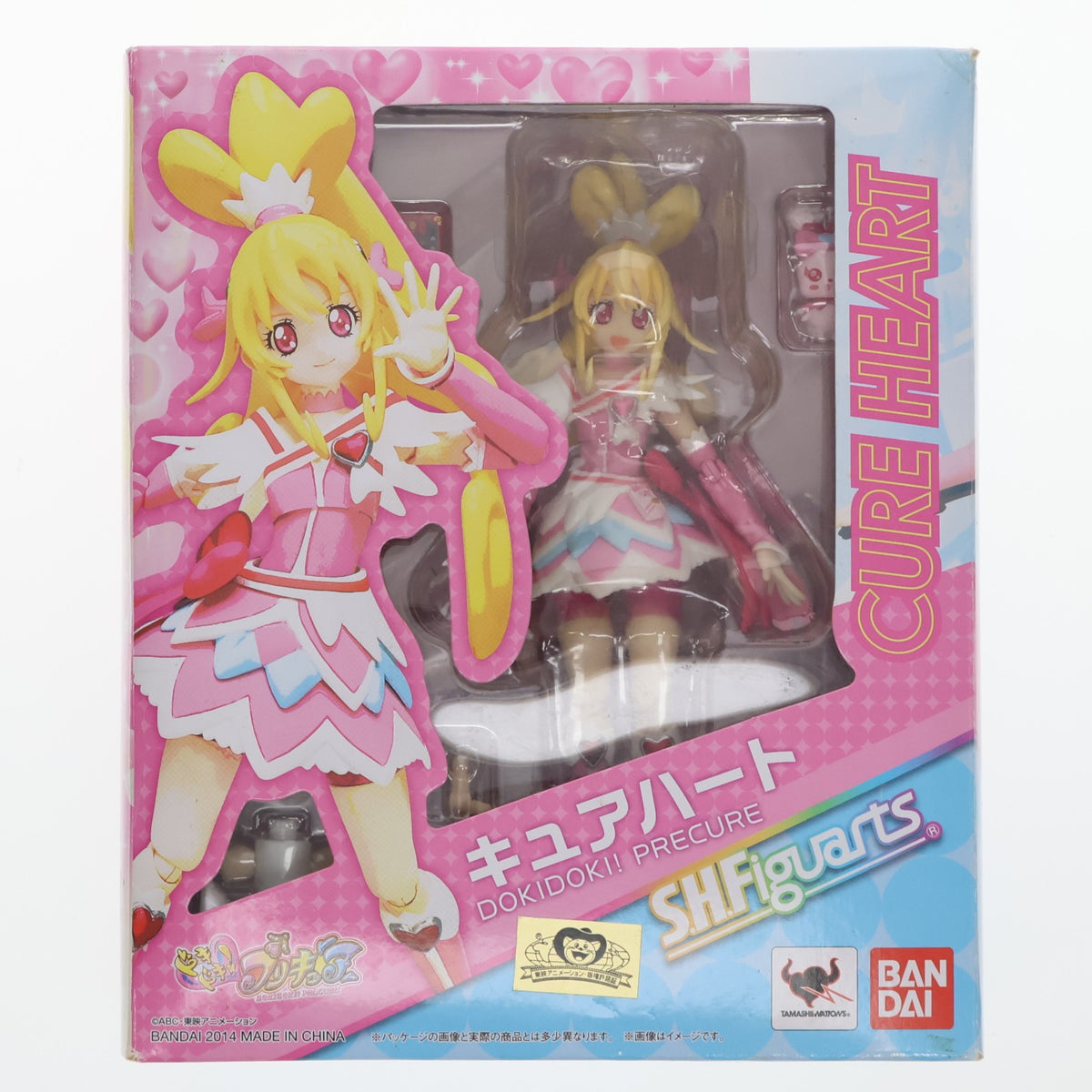 【中古即納】[FIG] S.H.Figuarts(フィギュアーツ) キュアハート ドキドキ!プリキュア 完成品 可動フィギュア バンダイ(20140531)