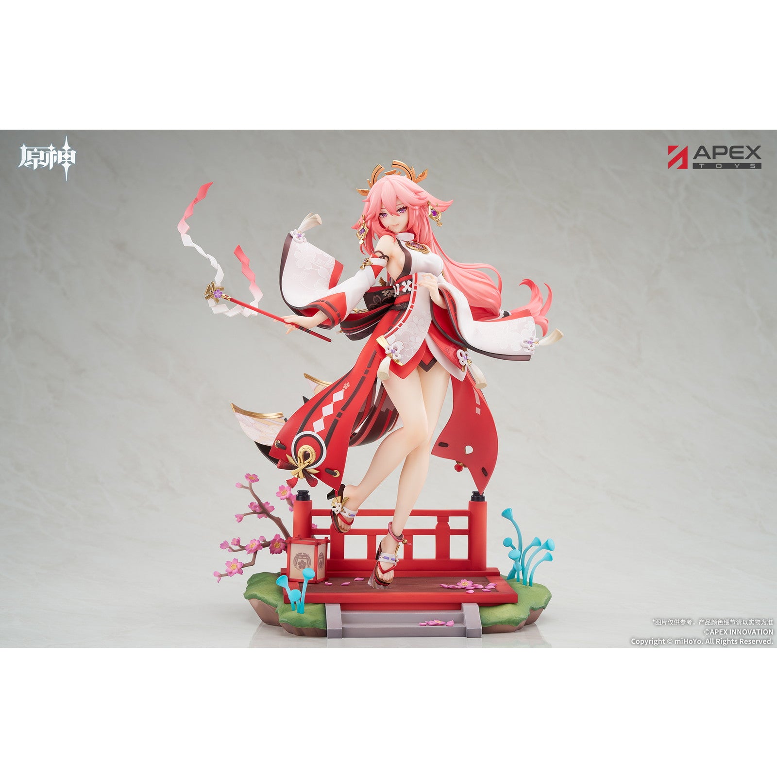 【中古即納】[FIG] 御守り&初回特典付属 八重神子・浮世笑百姿Ver.(やえみこ) 原神 1/7 完成品 フィギュア APEX(エーペックス)(20260531)