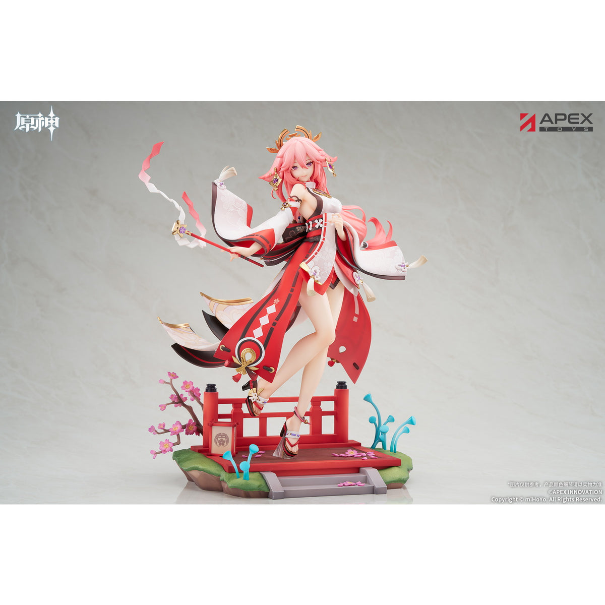 【中古即納】[FIG] 御守り&初回特典付属 八重神子・浮世笑百姿Ver.(やえみこ) 原神 1/7 完成品 フィギュア APEX(エーペックス)(20260531)