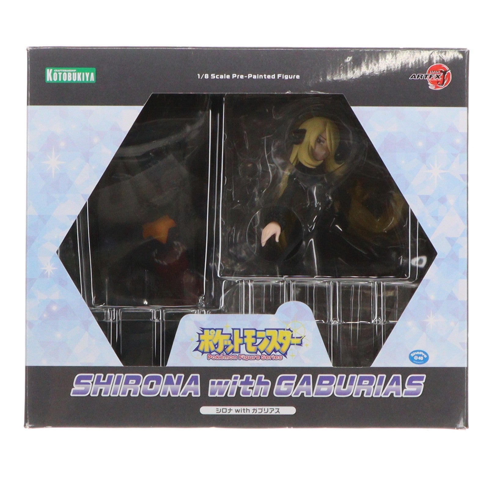 【中古即納】[FIG] ポケモンセンター&コトブキヤショップ限定特典付属 ARTFX J シロナ with ガブリアス ポケットモンスター 1/8 完成品 フィギュア(PP953) コトブキヤ(20210930)