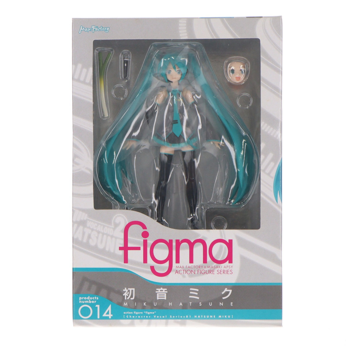 【中古即納】[FIG] figma(フィグマ) 014 初音ミク キャラクター・ボーカル・シリーズ01 初音ミク 完成品 可動フィギュア マックスファクトリー(20080910)