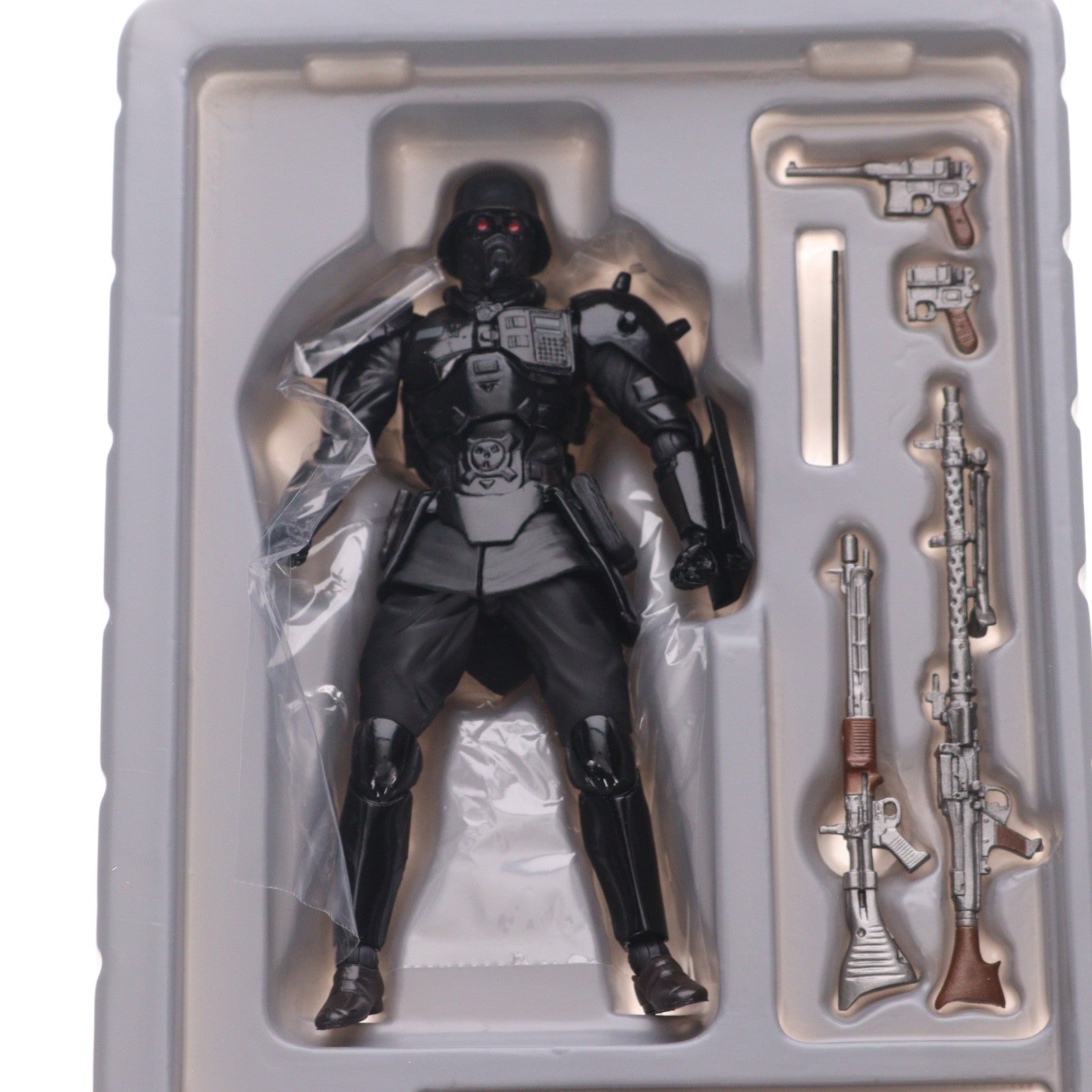 【中古即納】[FIG] (再販) リボルテックヤマグチ No.061 プロテクトギア・紅い眼鏡版 完成品 可動フィギュア 海洋堂(20100731)