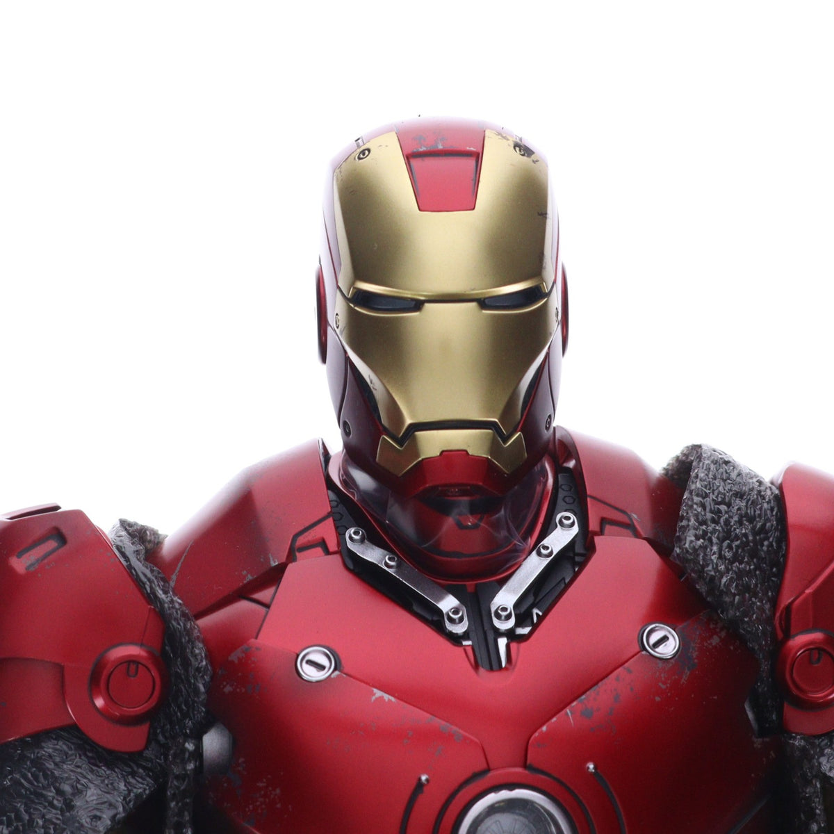 【中古即納】[FIG] ムービー・マスターピース DIECAST アイアンマン・マーク3(アーマー・スーツアップ版) 1/6 完成品 可動フィギュア(MM#825D72) ホットトイズ(20260731)