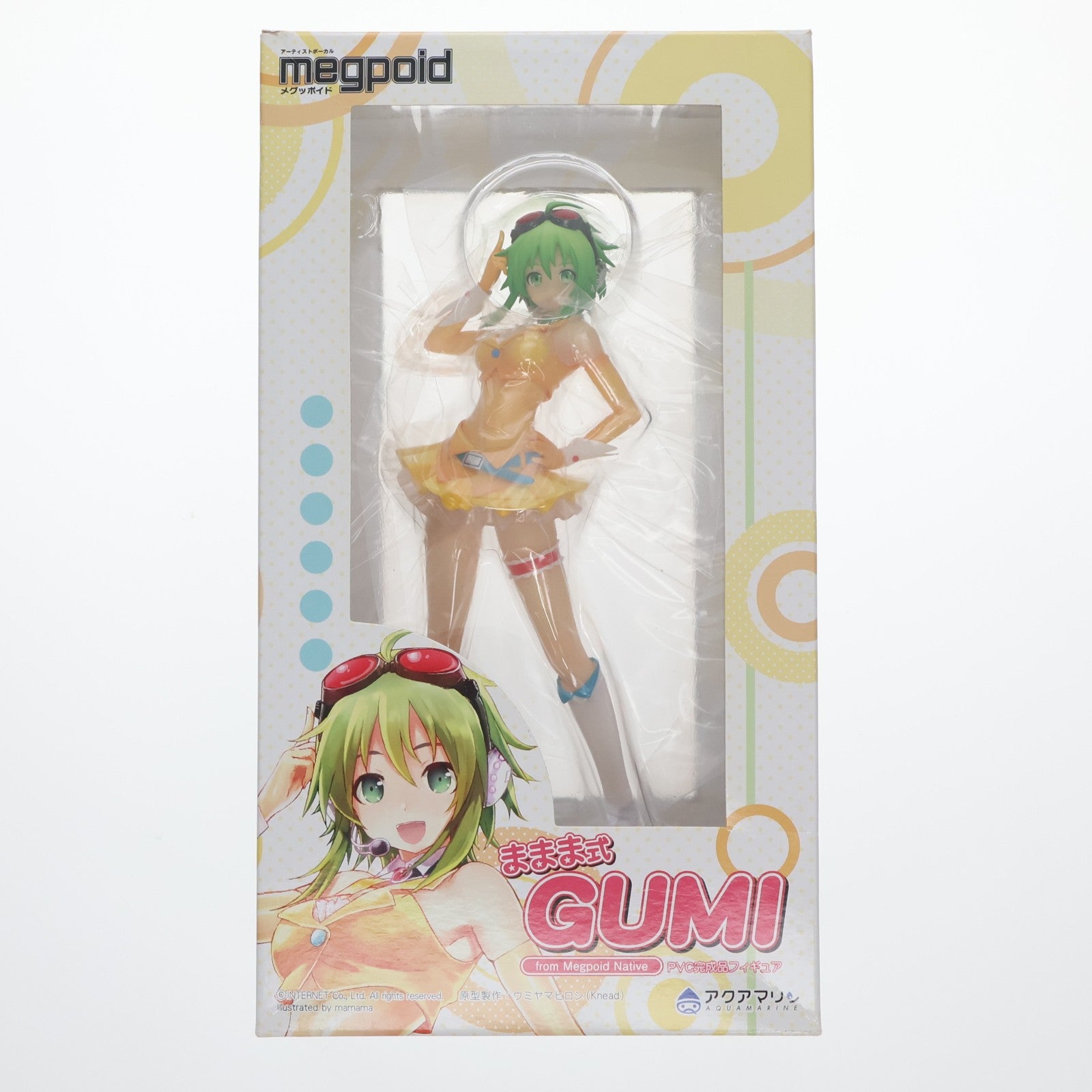 【中古即納】[FIG] ままま式GUMI from Megpoid Native(グミフロムメグッポイドネイティブ) 1/8 完成品 フィギュア アクアマリン(20130920)