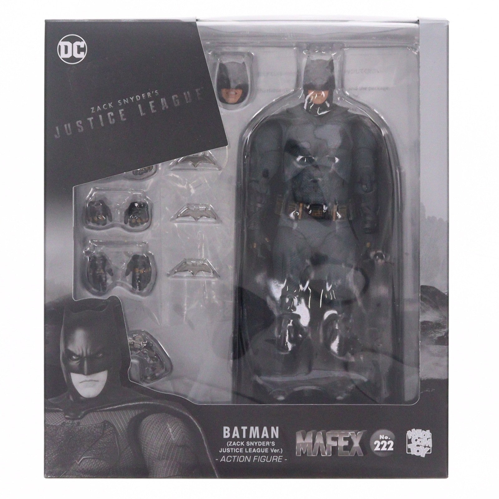 【中古即納】[FIG] マフェックス No.222 MAFEX BATMAN(ZACK SNYDER'S JUSTICE LEAGUE Ver.)(バットマン) ジャスティス・リーグ:ザック・スナイダーカット 完成品 可動フィギュア メディコム・トイ(20241031)