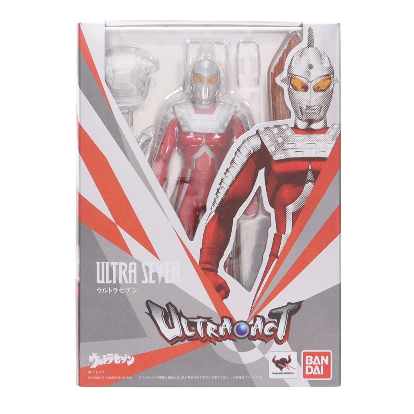 【中古即納】[FIG] ULTRA-ACT(ウルトラアクト) ウルトラセブン(2013年版) 完成品 可動フィギュア バンダイ(20160319)