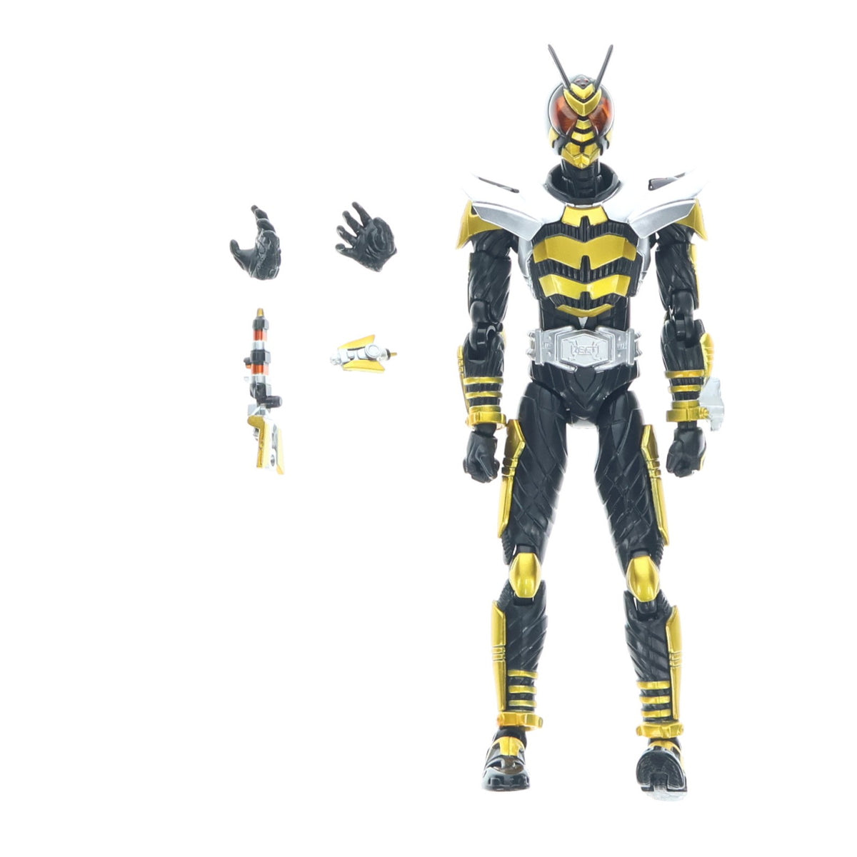 【中古即納】[FIG] S.H.Figuarts(フィギュアーツ) 仮面ライダーザビー 仮面ライダーカブト 完成品 可動フィギュア バンダイ(20100626)