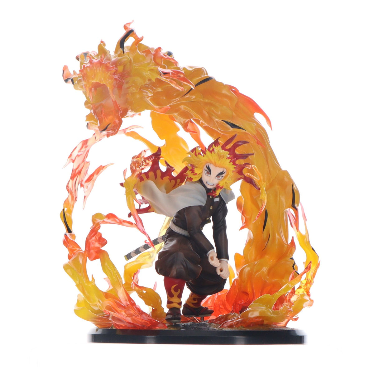 【中古即納】[FIG] ANIPLEX+限定 煉獄杏寿郎-炎の呼吸(れんごくきょうじゅろう) 奥義 玖ノ型・煉獄- 鬼滅の刃 無限列車編 1/8 完成品 フィギュア アニプレックス(20230831)