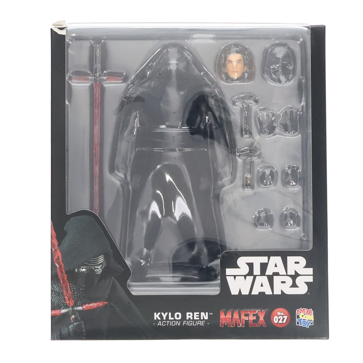 【中古即納】[FIG] マフェックス No.027 MAFEX カイロ・レン スター・ウォーズ/フォースの覚醒 完成品 可動フィギュア メディコム・トイ(20170201)