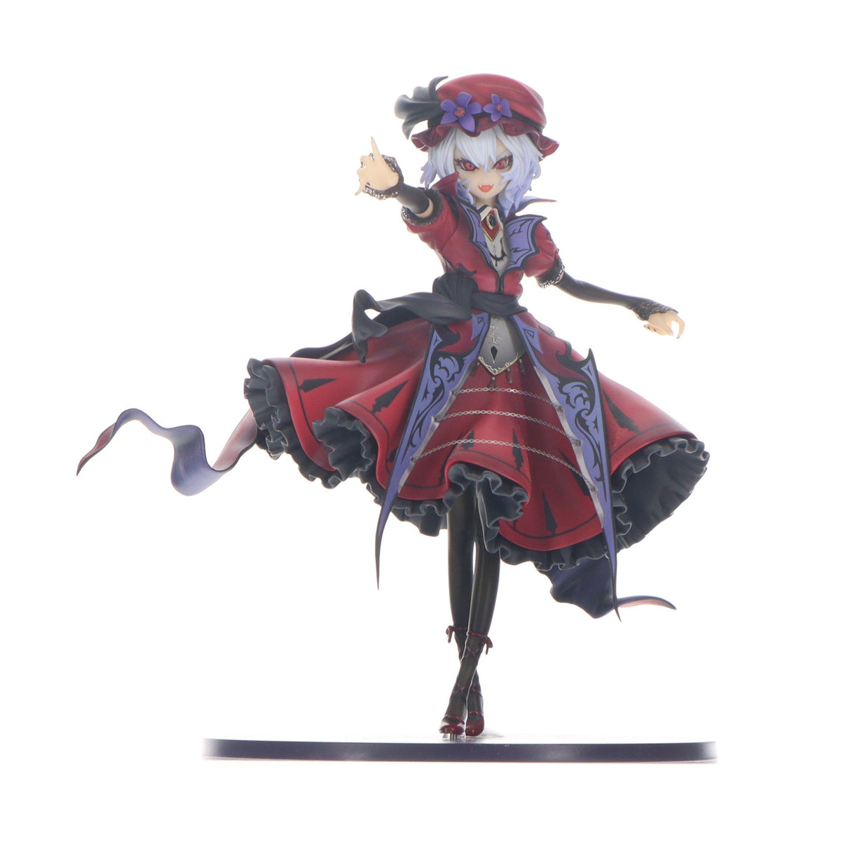 【中古即納】[FIG] レミリア・スカーレット 紅魔城伝説版 エクストラカラー[BLOOD MOON] 東方Project 1/8 完成品 フィギュア キューズQ(20201130)