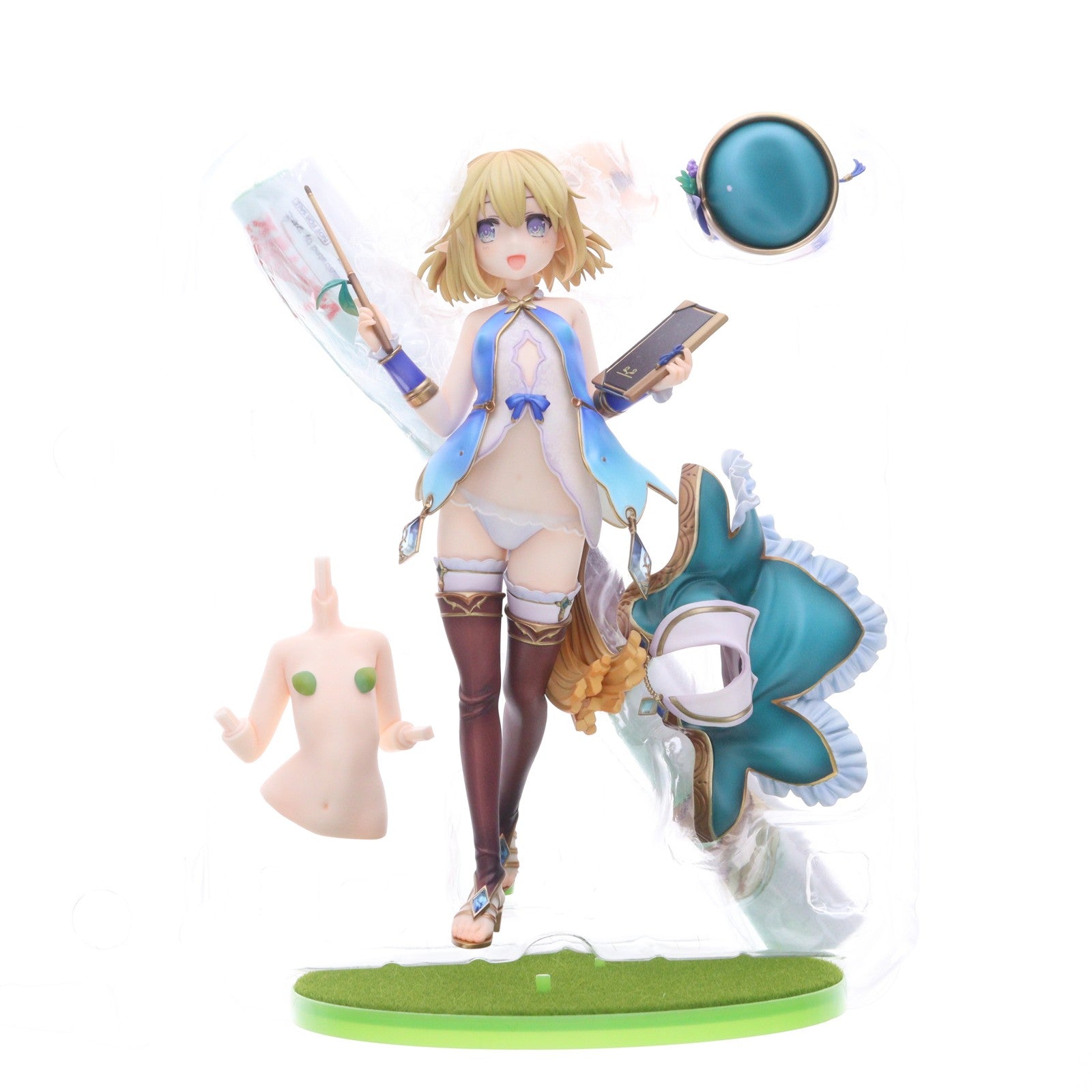 【中古即納】[FIG] あみあみ限定特典4種付属 ヴェルテクス・オリジナルズ エルフ村 村の先生 モニカ アンテナショップ限定版 1/6 完成品 フィギュア ヴェルテクス(20260630)