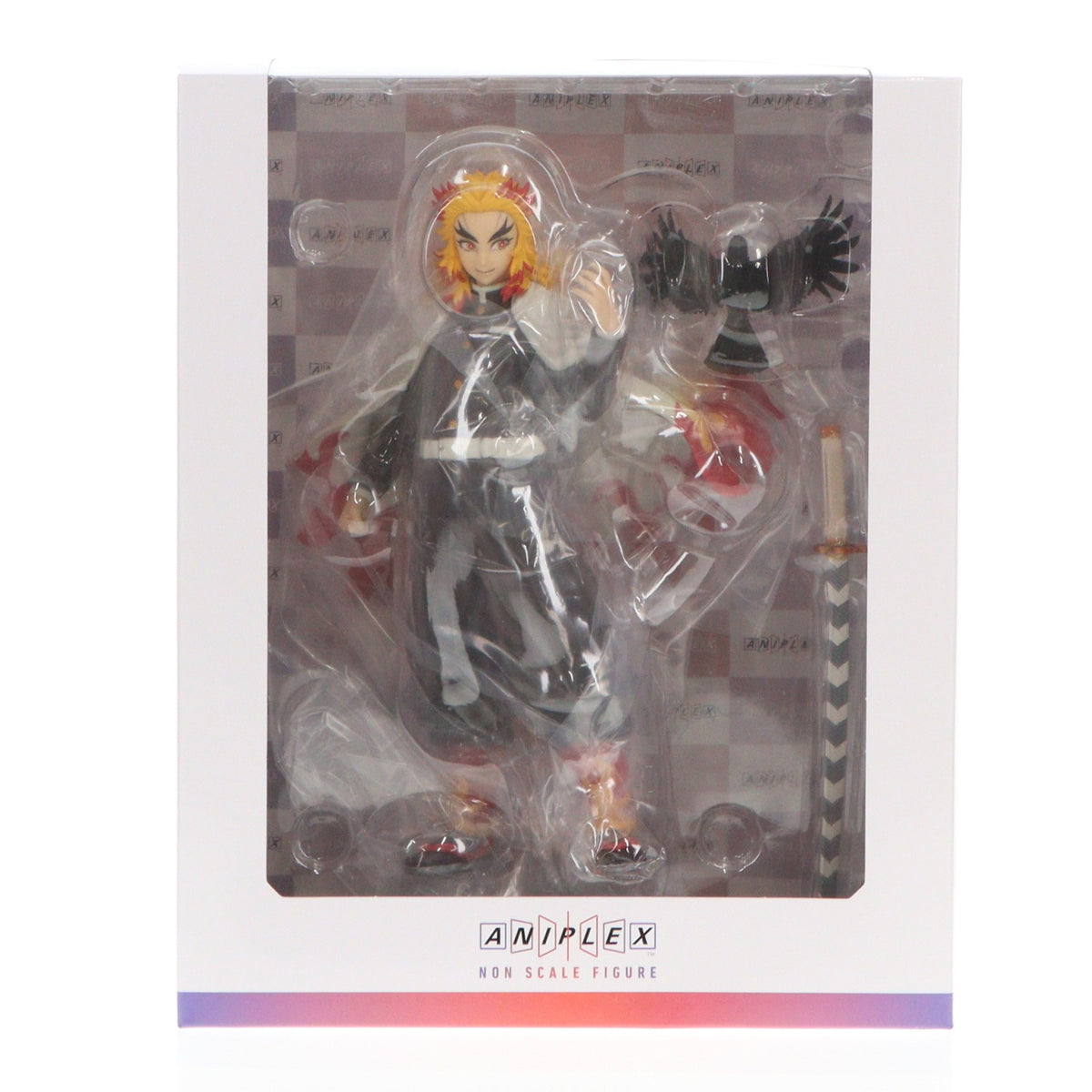 【中古即納】[FIG] アニプレックスオンライン限定特典付属 炎柱・煉獄杏寿郎(れんごくきょうじゅろう) ノンスケールフィギュア 鬼滅の刃 完成品(MD24-1727001) アニプレックス(20260718)