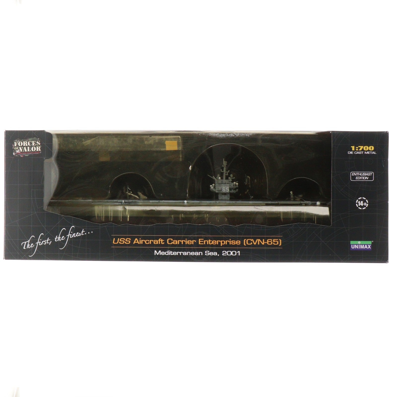 【中古即納】[FIG] 1/700 CVN-65 空母エンタープライズ アメリカ軍 完成品 艦船(86012) UNIMAX(ユニマックス)(20131127)