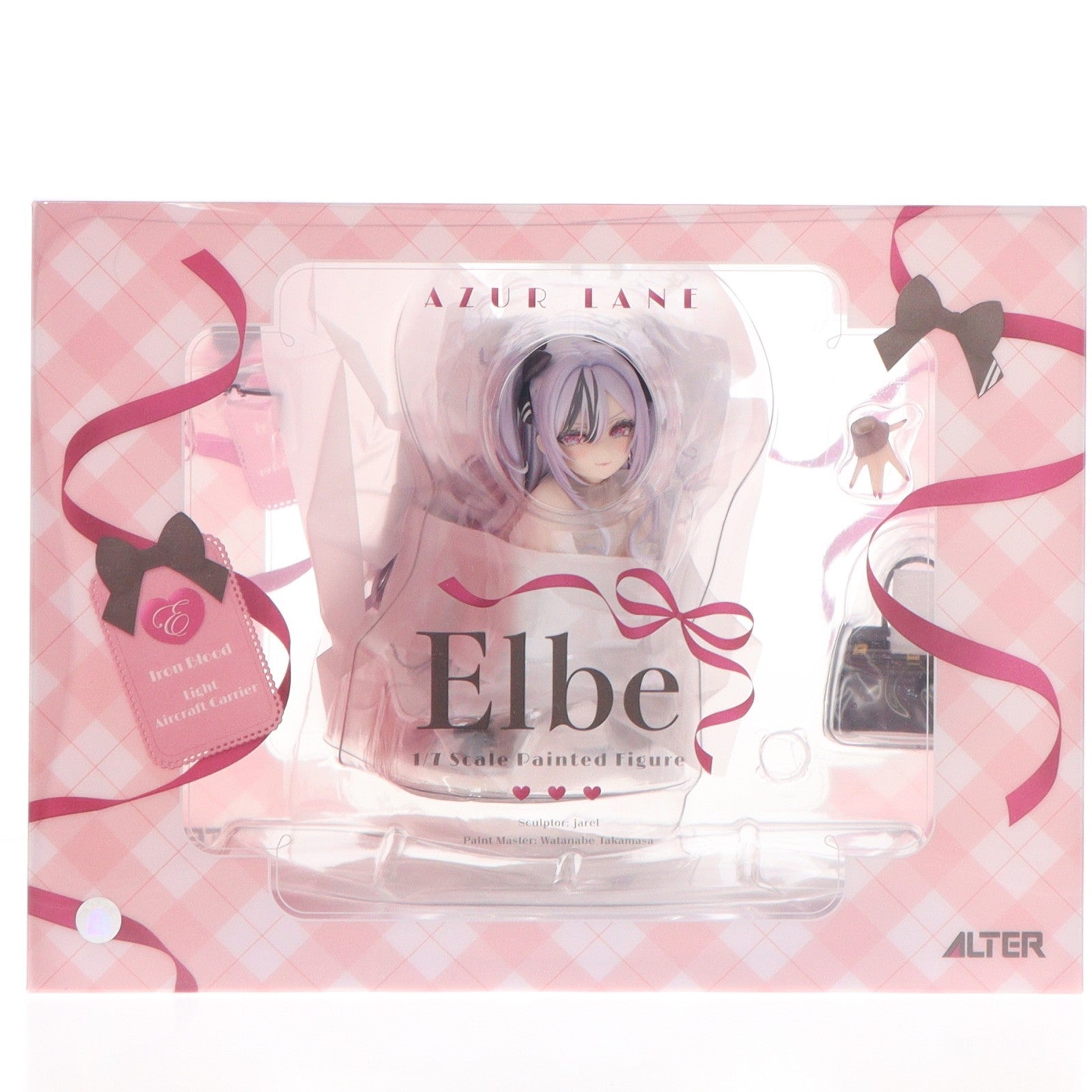 【中古即納】[FIG] あみあみ限定特典無し エルベ 清らかのヴァレンチンズタークVer. アズールレーン 1/7 完成品 フィギュア アルター(20260827)