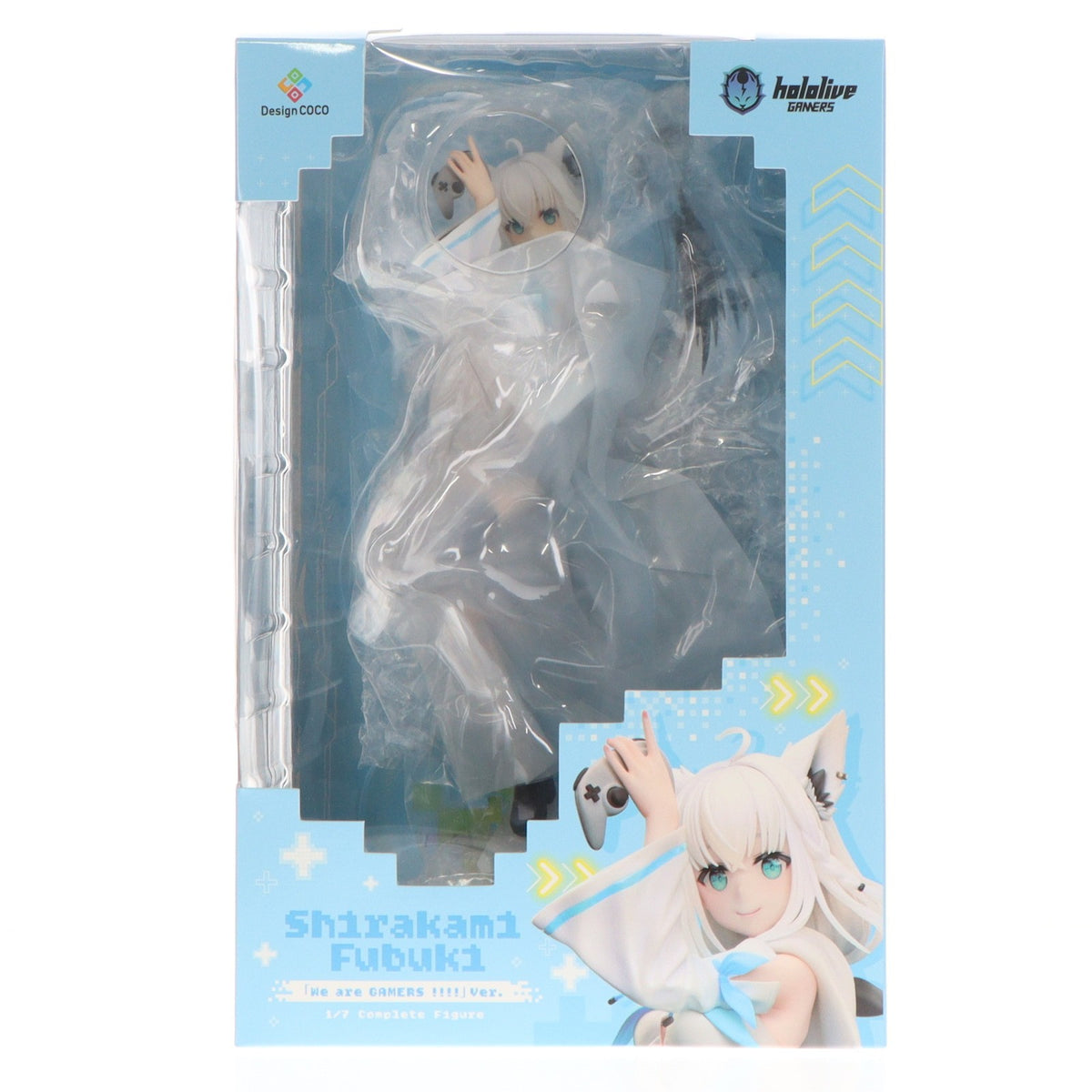 【中古即納】[FIG] 白上フブキ(しらかみふぶき) We are GAMERS!!!! Ver. ホロライブプロダクション 1/7 完成品 フィギュア デザインココ(20260630)