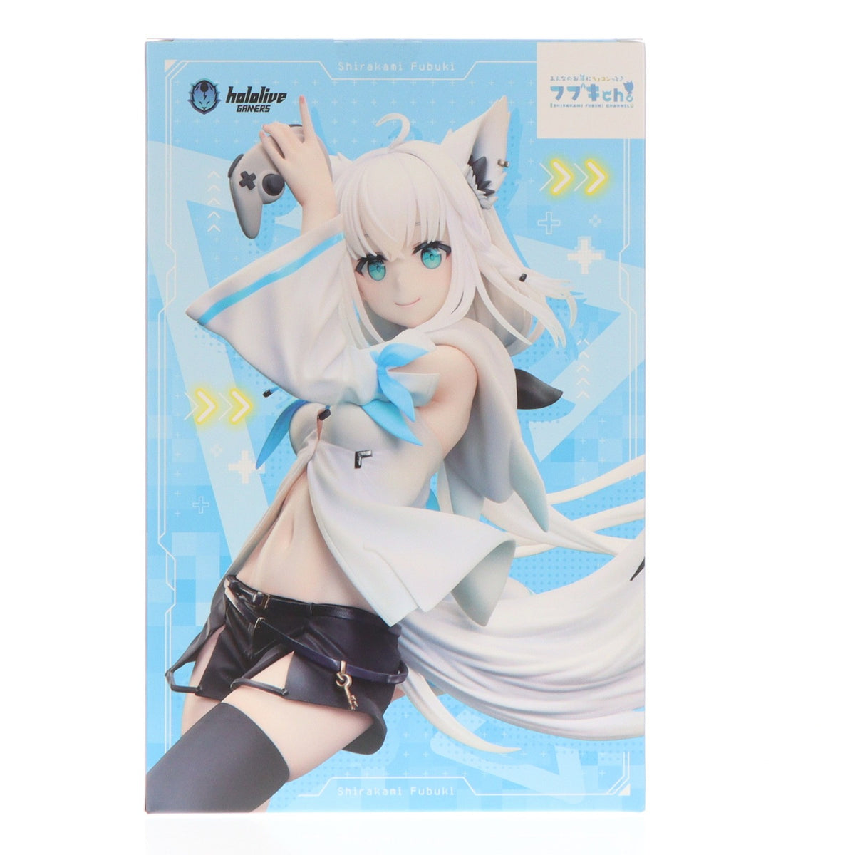 【中古即納】[FIG] 白上フブキ(しらかみふぶき) We are GAMERS!!!! Ver. ホロライブプロダクション 1/7 完成品 フィギュア デザインココ(20260630)