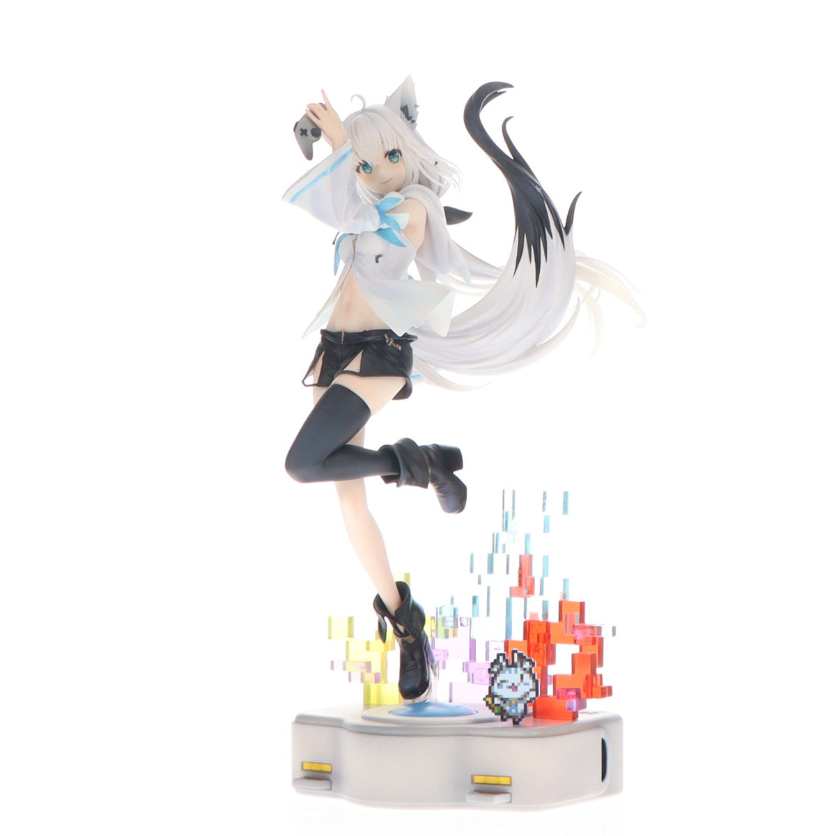 【中古即納】[FIG] 白上フブキ(しらかみふぶき) We are GAMERS!!!! Ver. ホロライブプロダクション 1/7 完成品 フィギュア デザインココ(20260630)