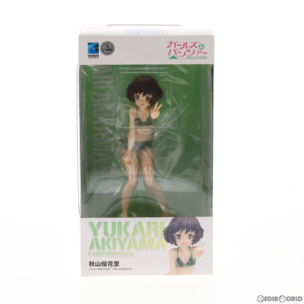 【中古即納】[FIG] BEACH QUEENS(ビーチクイーンズ) 秋山優花里(あきやまゆかり) ガールズ&パンツァー 1/10 完成品 フィギュア(NF-412) ウェーブ(WAVE)(20140823)