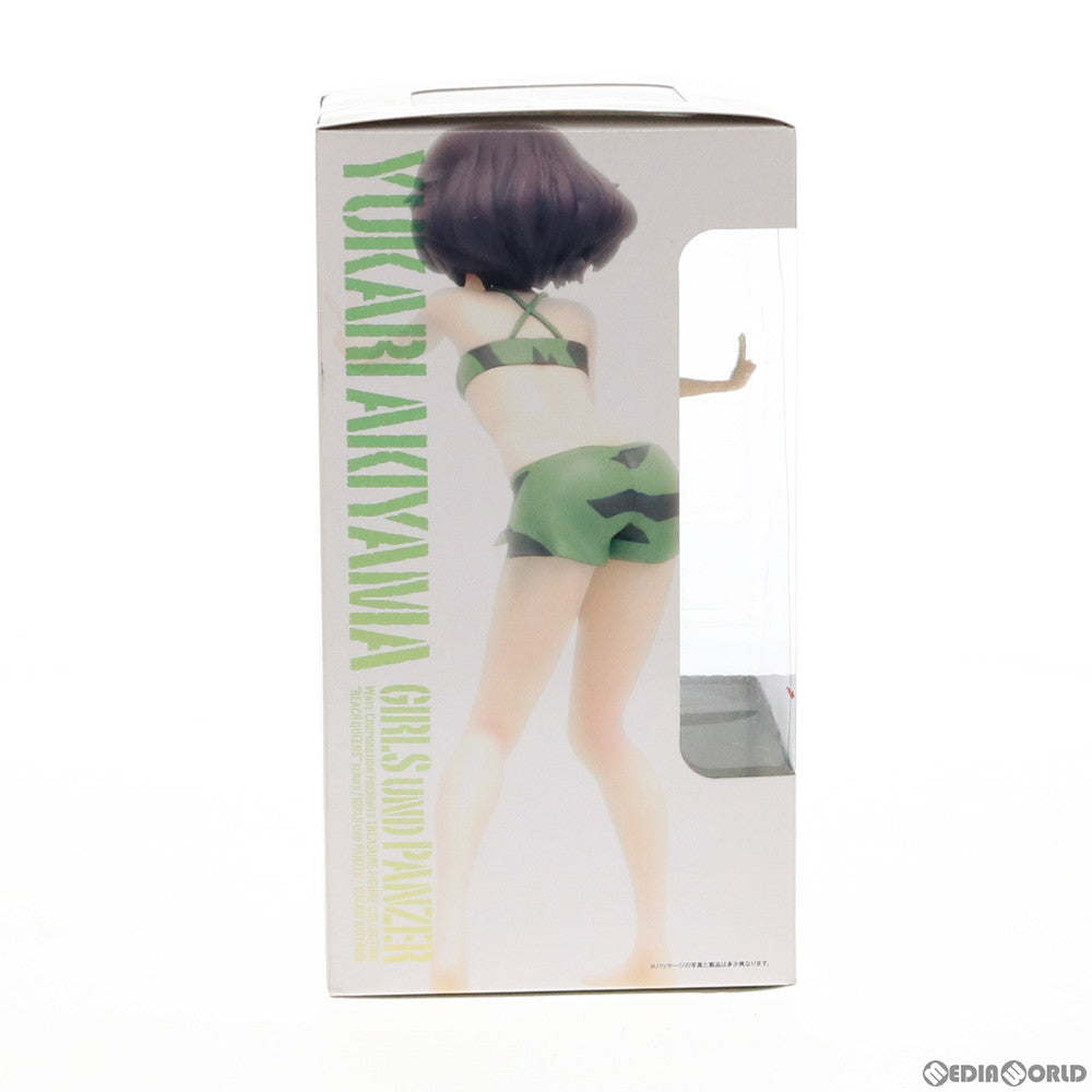 【中古即納】[FIG] BEACH QUEENS(ビーチクイーンズ) 秋山優花里(あきやまゆかり) ガールズ&パンツァー 1/10 完成品 フィギュア(NF-412) ウェーブ(WAVE)(20140823)