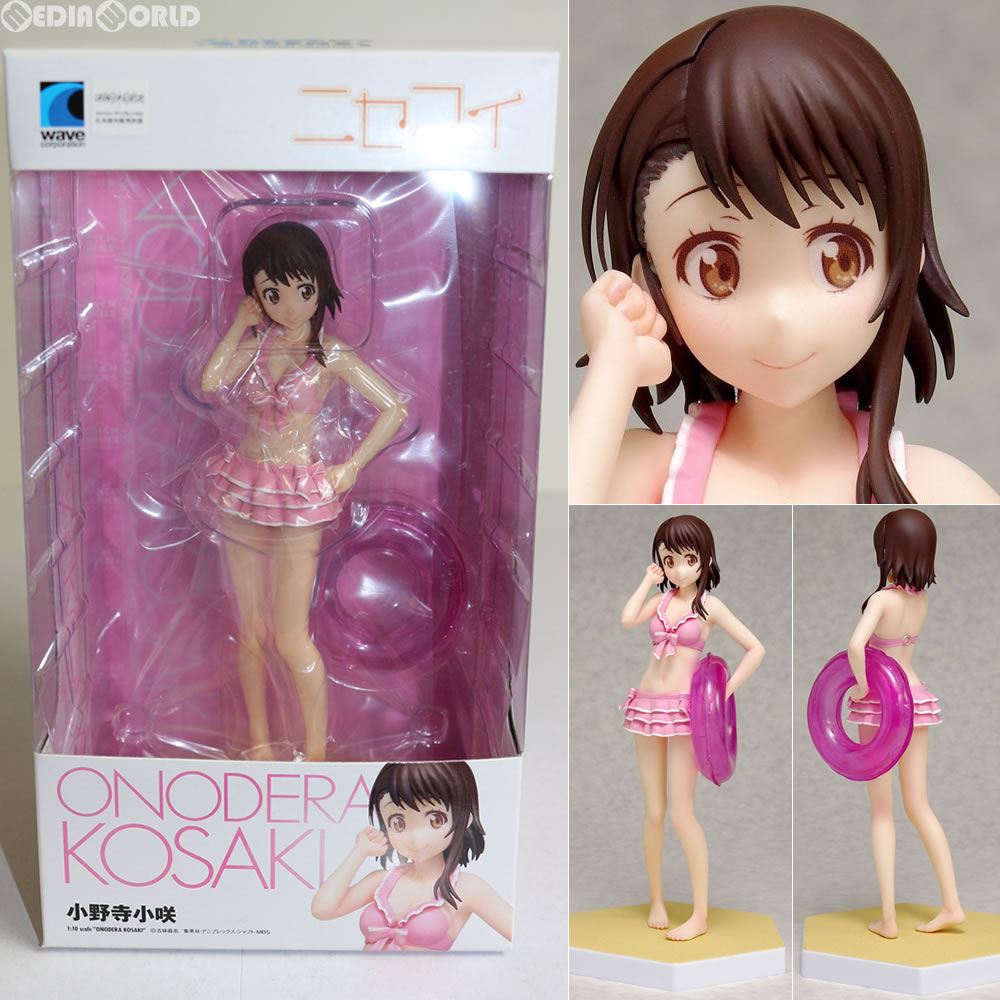 【中古即納】[FIG] BEACH QUEENS(ビーチクイーンズ) 小野寺小咲(おのでらこさき) ニセコイ フィギュア 1/10 完成品 フィギュア(NF-375) ウェーブ(WAVE)(20150515)