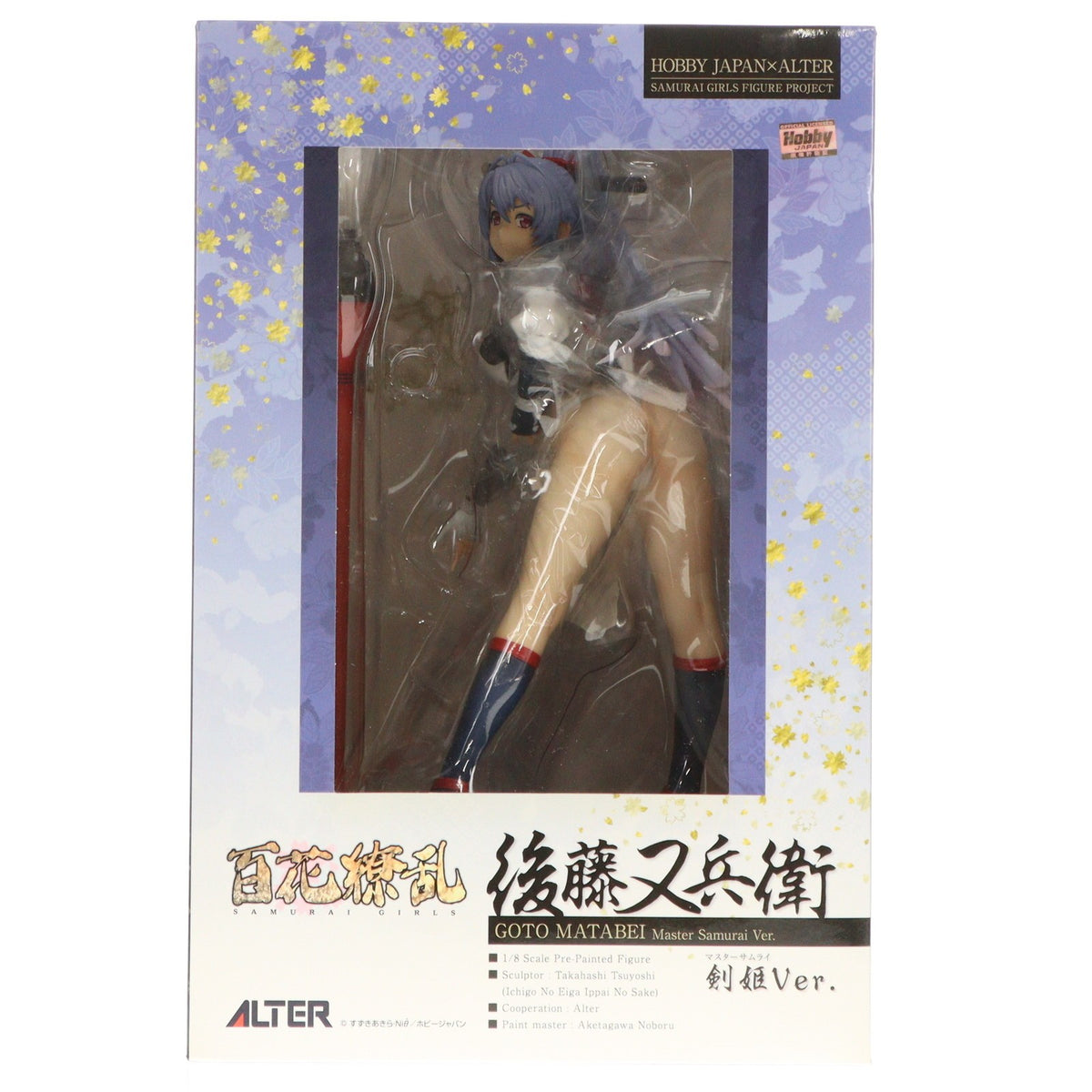 【中古即納】[FIG] 後藤又兵衛(ごとうまたべえ) 剣姫Ver. 百花繚乱 1/8 完成品 フィギュア アルター(20160116)