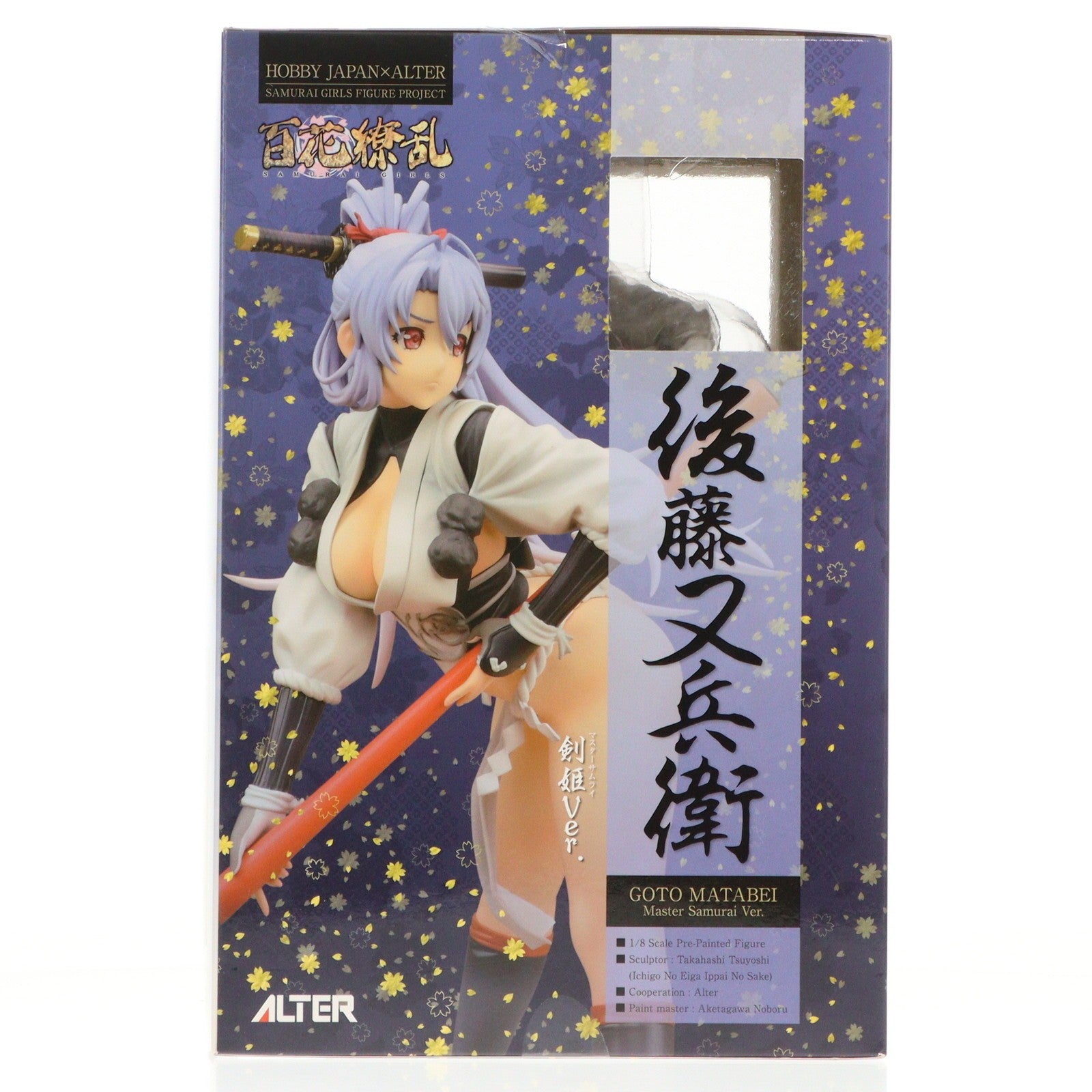 【中古即納】[FIG] 後藤又兵衛(ごとうまたべえ) 剣姫Ver. 百花繚乱 1/8 完成品 フィギュア アルター(20160116)