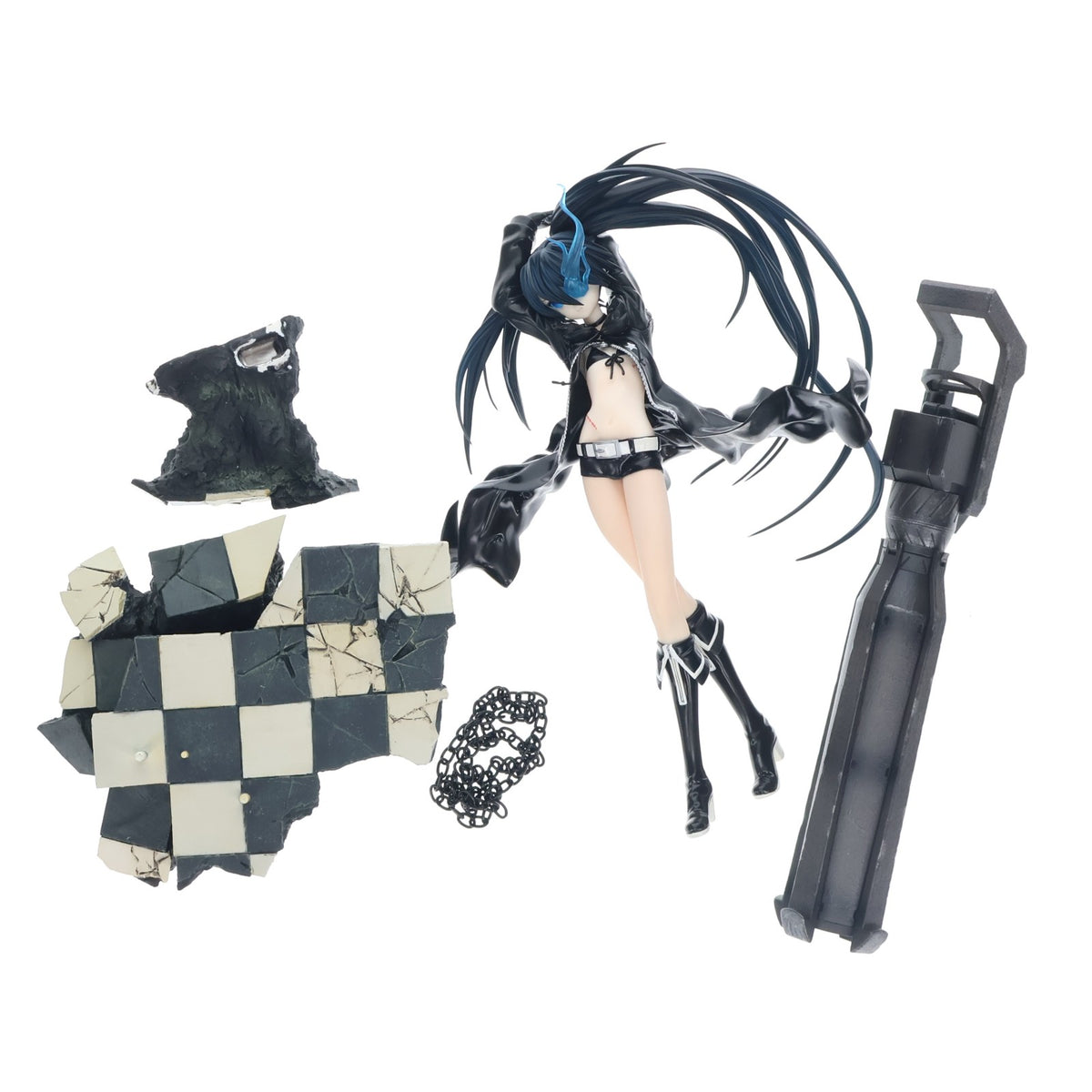 【中古即納】[FIG] ブラック★ロックシューター 1/8 完成品 フィギュア グッドスマイルカンパニー(20101221)
