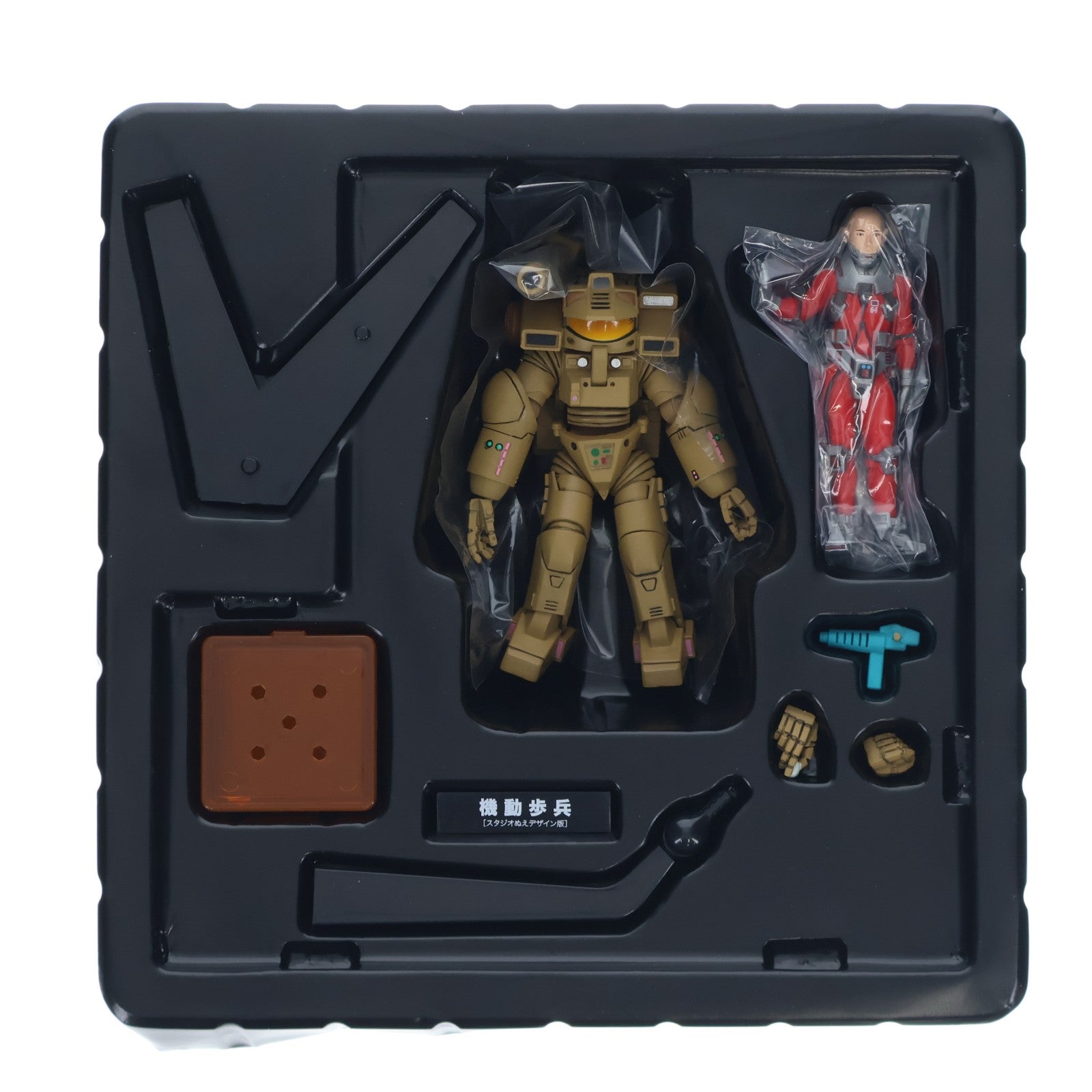 【中古即納】[FIG] ワンフェス2012夏限定 特撮リボルテック No.037 機動歩兵 サンドイエローVer. 宇宙の戦士 完成品 可動フィギュア 海洋堂(20120729)