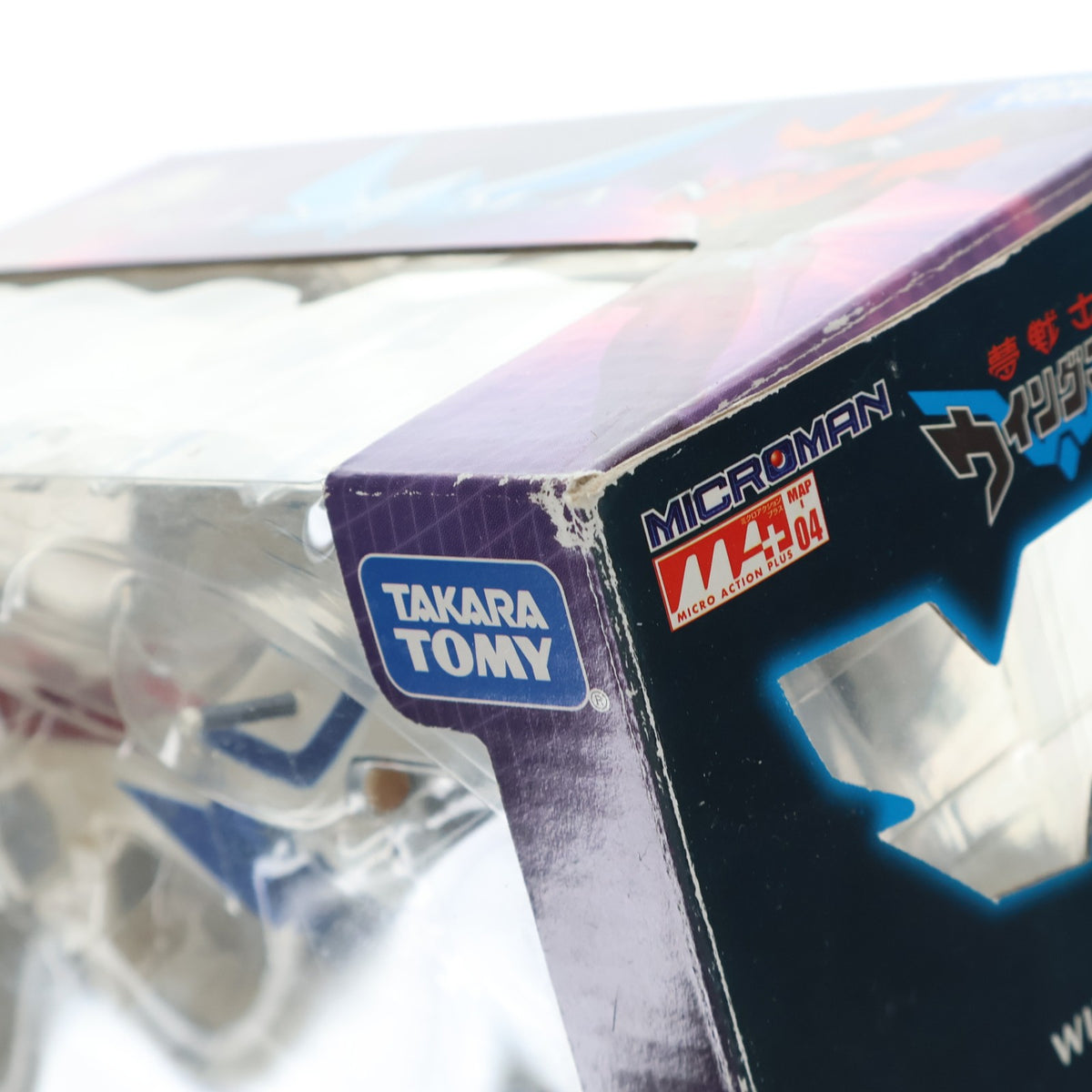 【中古即納】[FIG] ミクロマン ミクロアクションプラス MAP-04 ウイングマン(レッドVer.)withウイナア 夢戦士ウイングマン 完成品 可動フィギュア タカラトミー(20080327)