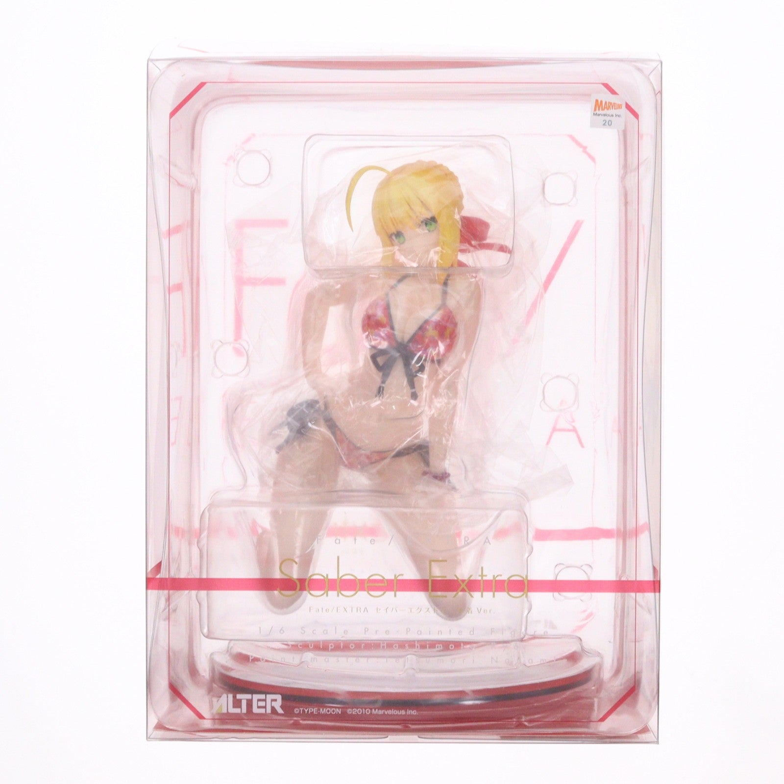 【中古即納】[FIG] セイバーエクストラ 水着Ver. Fate/EXTRA(フェイト/エクストラ) 1/6 完成品 フィギュア アルター(20170525)