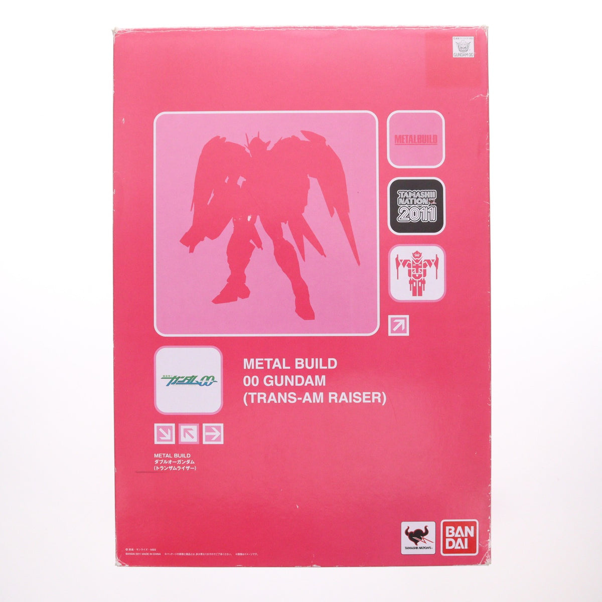【中古即納】[FIG] 魂NATION2011限定 METAL BUILD ダブルオーガンダム(トランザムライザー) 機動戦士ガンダム00(ダブルオー) 完成品 可動フィギュア バンダイ(19991231)