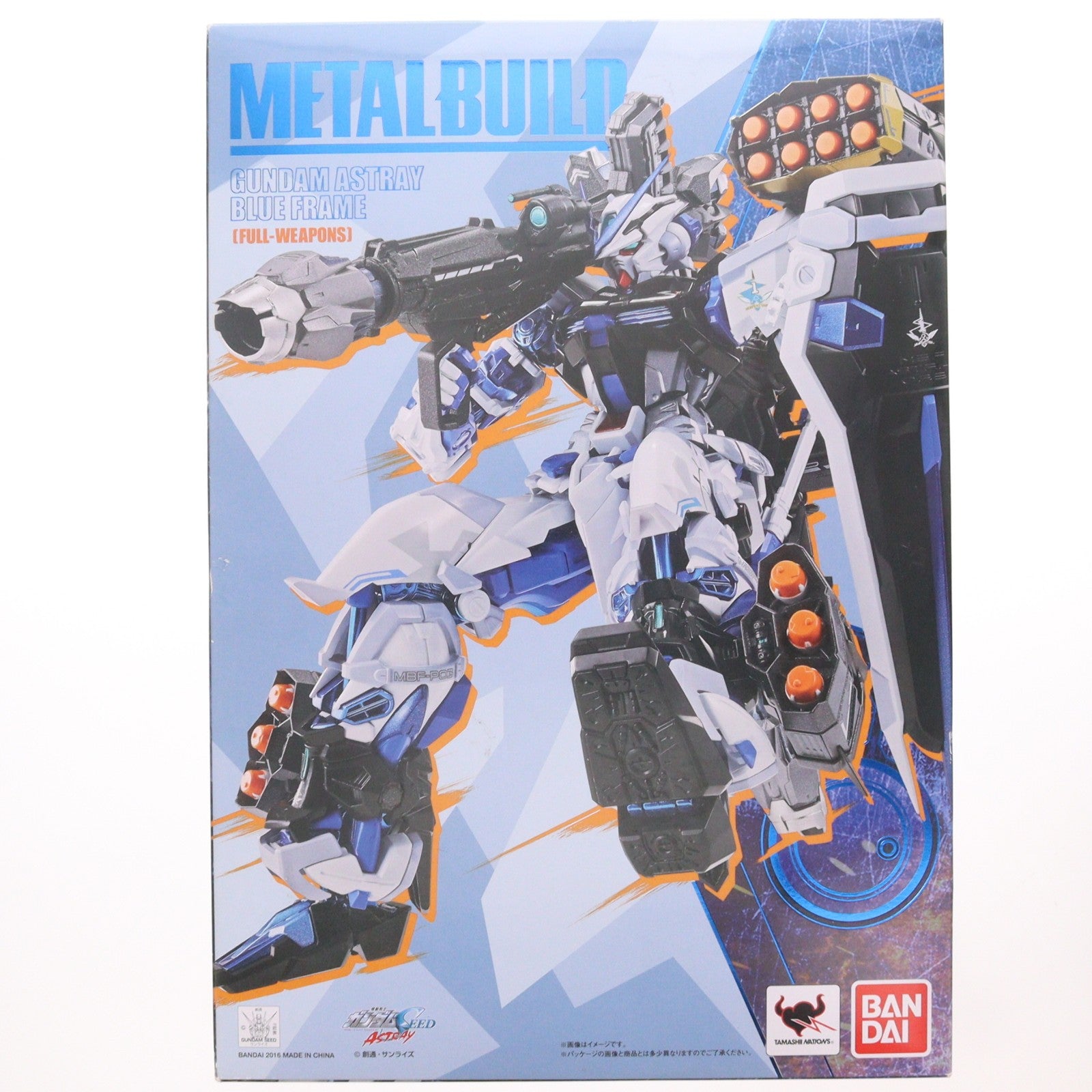 【中古即納】[FIG] METAL BUILD ガンダムアストレイ ブルーフレーム(フル・ウェポン装備) 機動戦士ガンダムSEED ASTRAY(シード アストレイ) 完成品 可動フィギュア バンダイ(20161210)