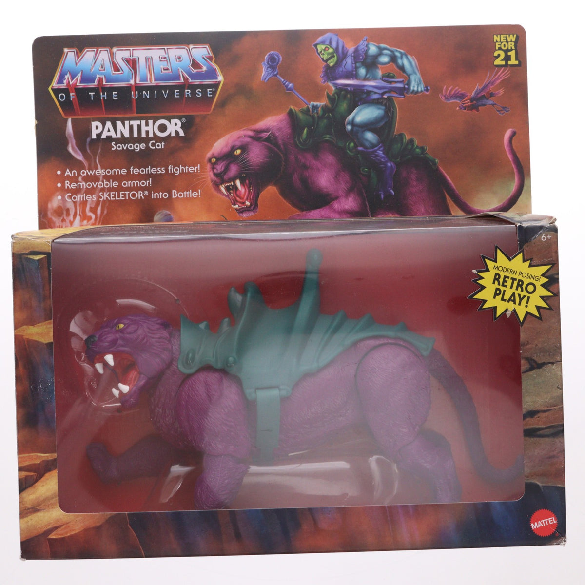 【中古即納】[FIG] パンサー マスターズ・オブ・ユニバース 完成品 6.75インチ アクションフィギュア(GVN49) マテル(20211231)