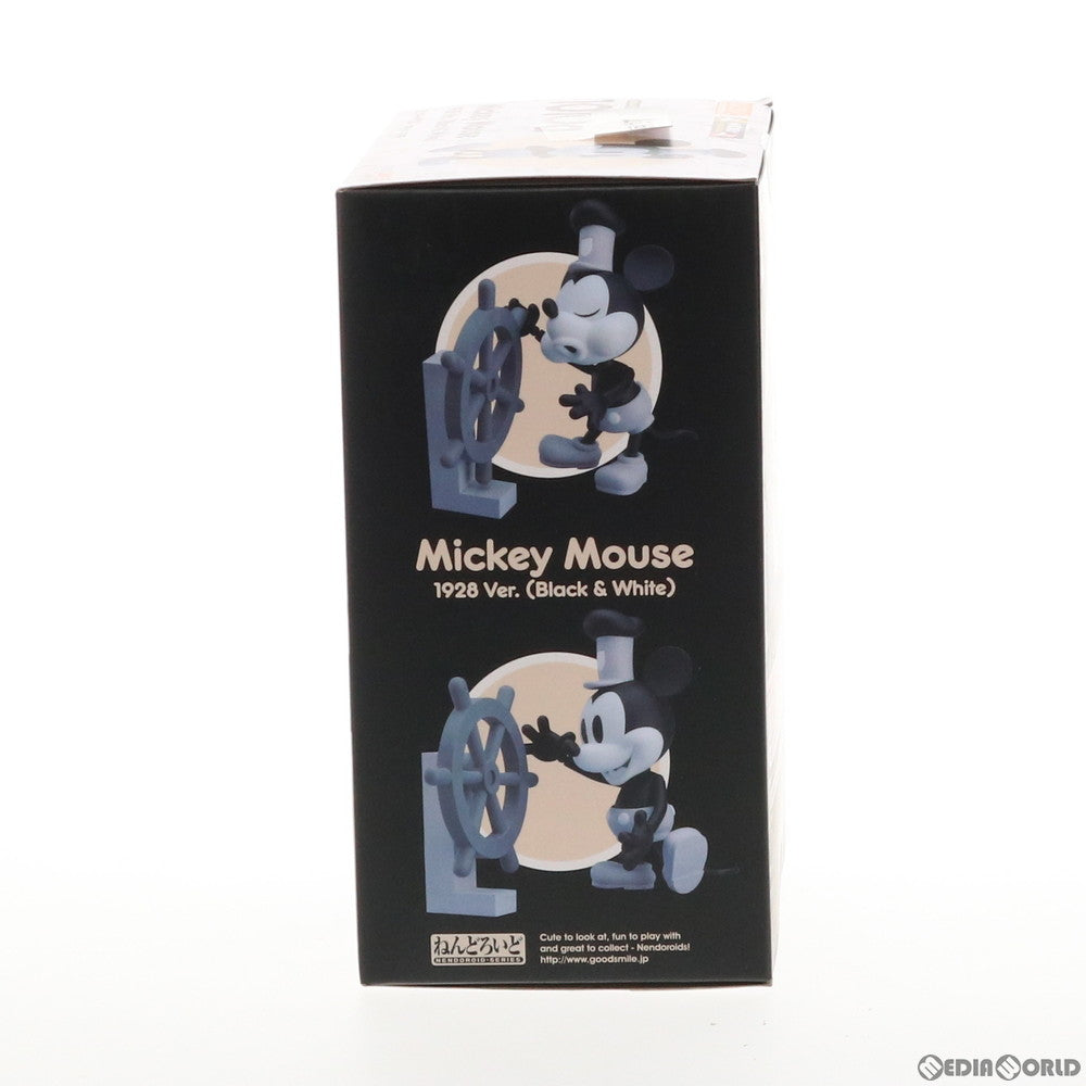 【中古即納】[FIG] ねんどろいど 1010a ミッキーマウス 1928 Ver.(シロクロ) 蒸気船ウィリー 完成品 可動フィギュア グッドスマイルカンパニー(20190512)