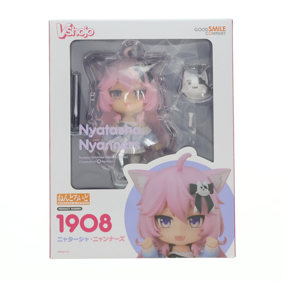 【中古即納】[FIG] ねんどろいど 1908 ニャターシャ・ニャンナーズ VShojo 完成品 可動フィギュア グッドスマイルカンパニー(20221130)