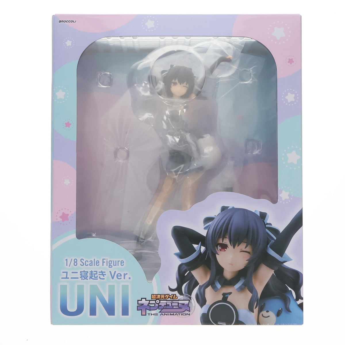 【中古即納】[FIG] 「ユニ」寝起きVer. 超次元ゲイム ネプテューヌ 1/8 完成品 フィギュア ブロッコリー(20240905)