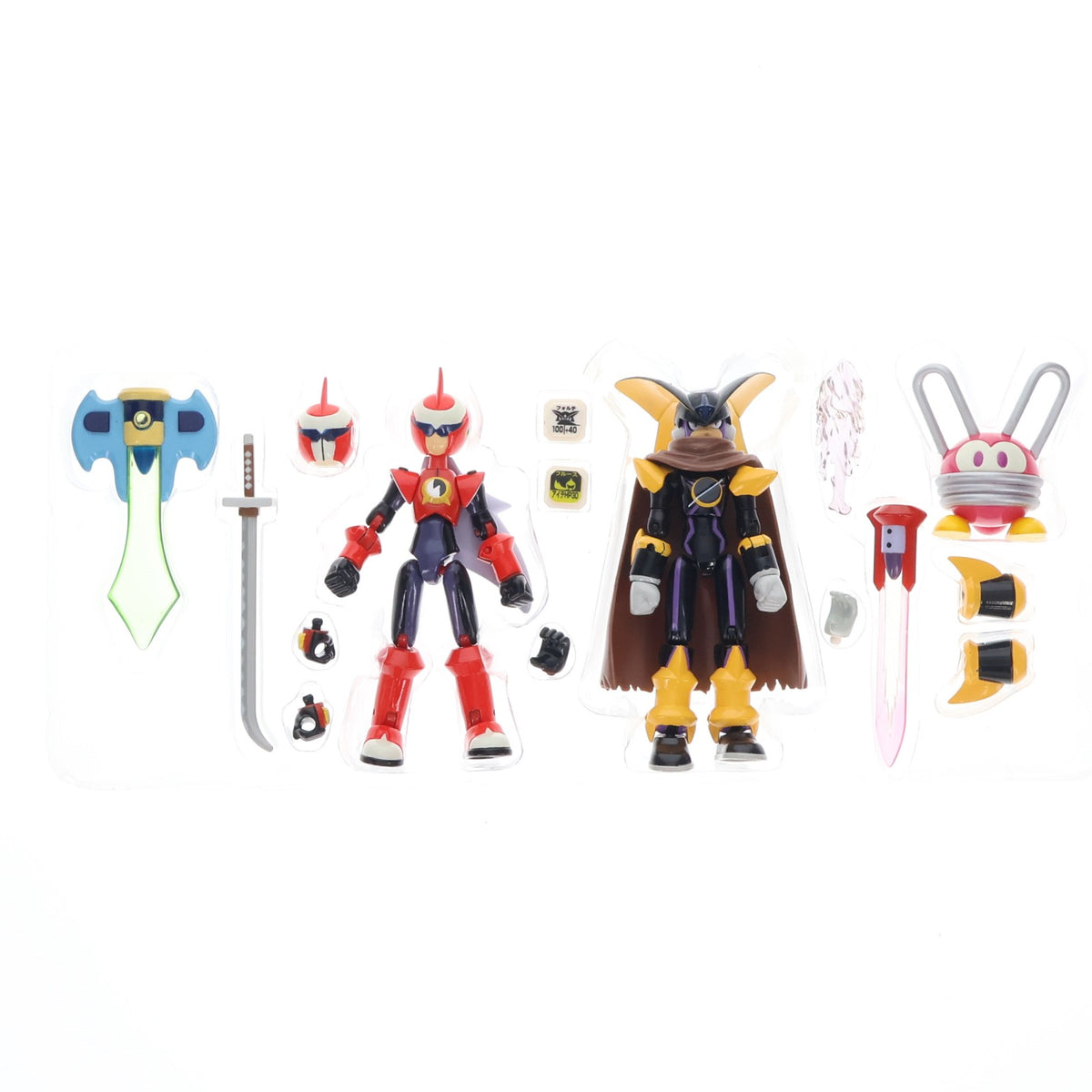 【中古即納】[FIG] ロッキンアクション ブルース VS フォルテ バトルネットワーク ロックマンエグゼ 完成品 可動フィギュア バンダイ(20021231)