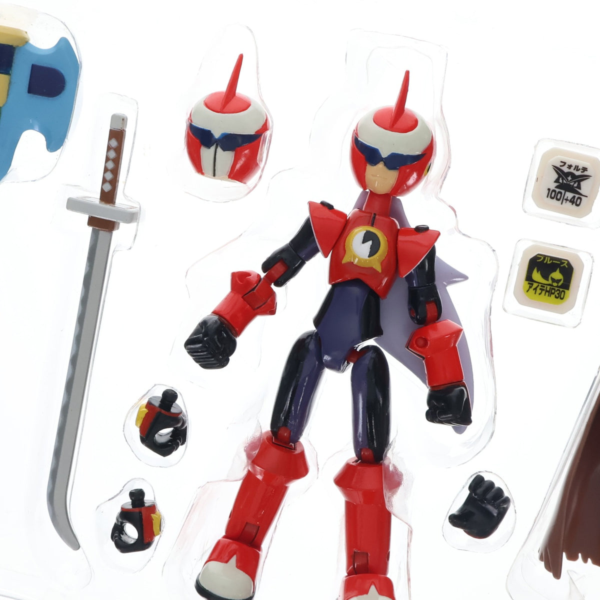 【中古即納】[FIG] ロッキンアクション ブルース VS フォルテ バトルネットワーク ロックマンエグゼ 完成品 可動フィギュア バンダイ(20021231)