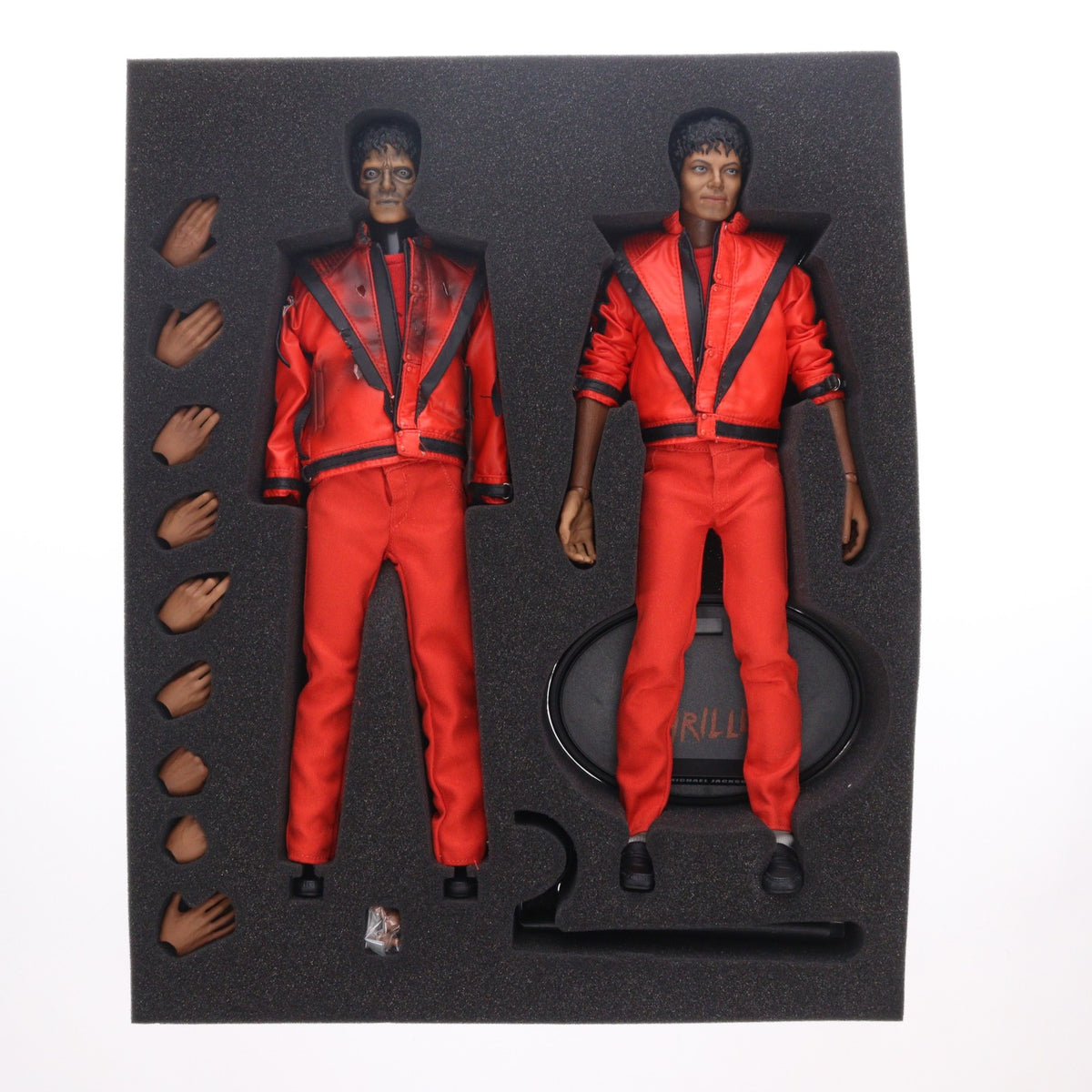 【中古即納】[FIG] マイコン マイケル・ジャクソン(スリラー版) 1/6 完成品 フィギュア(MIS#09) ホットトイズ(20091222)